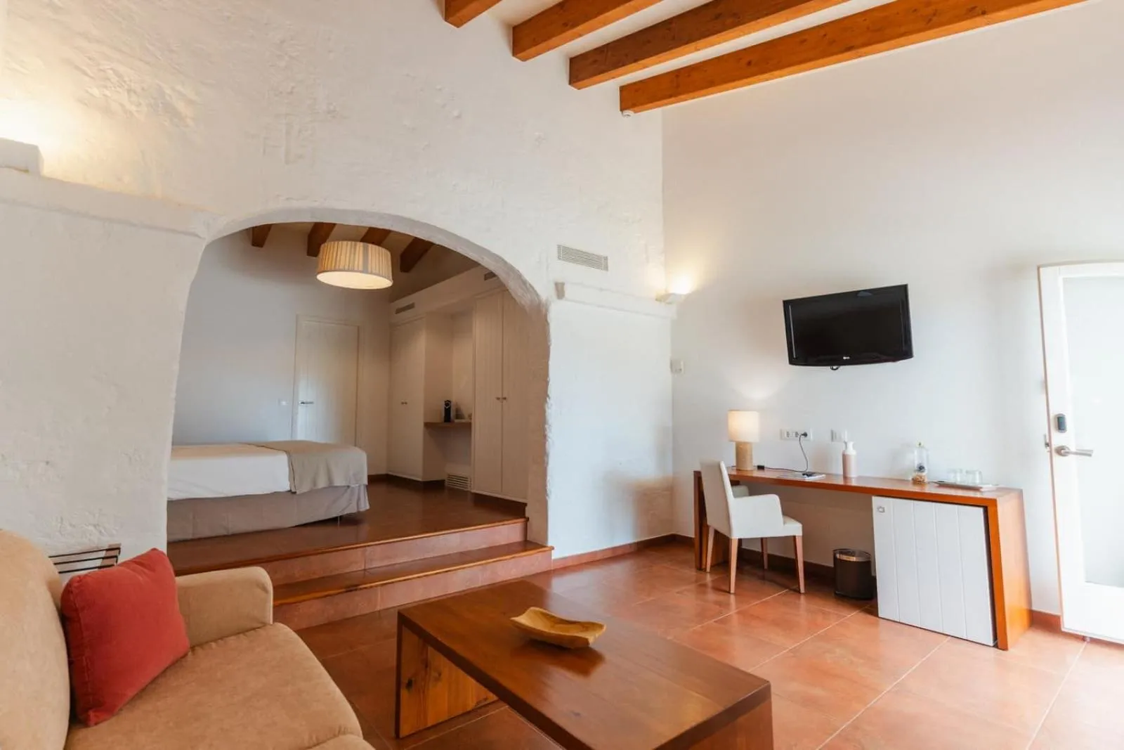 Living room in Hotel Rural Binigaus Vell