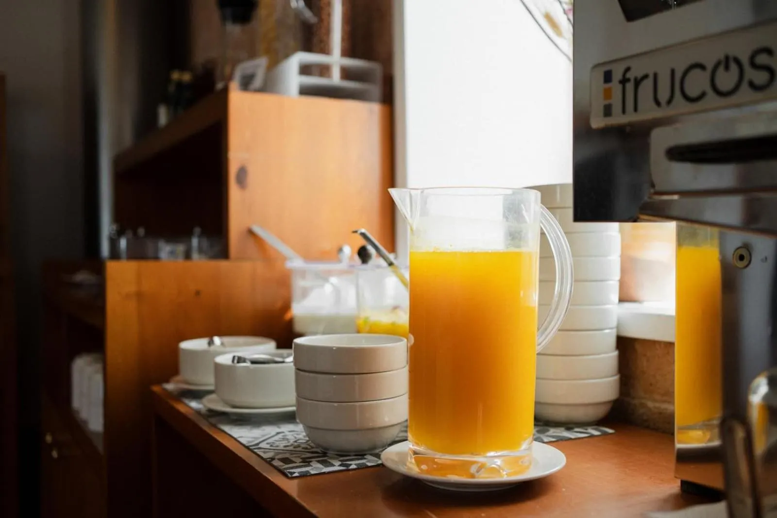 Buffet breakfast in Hotel Rural Binigaus Vell