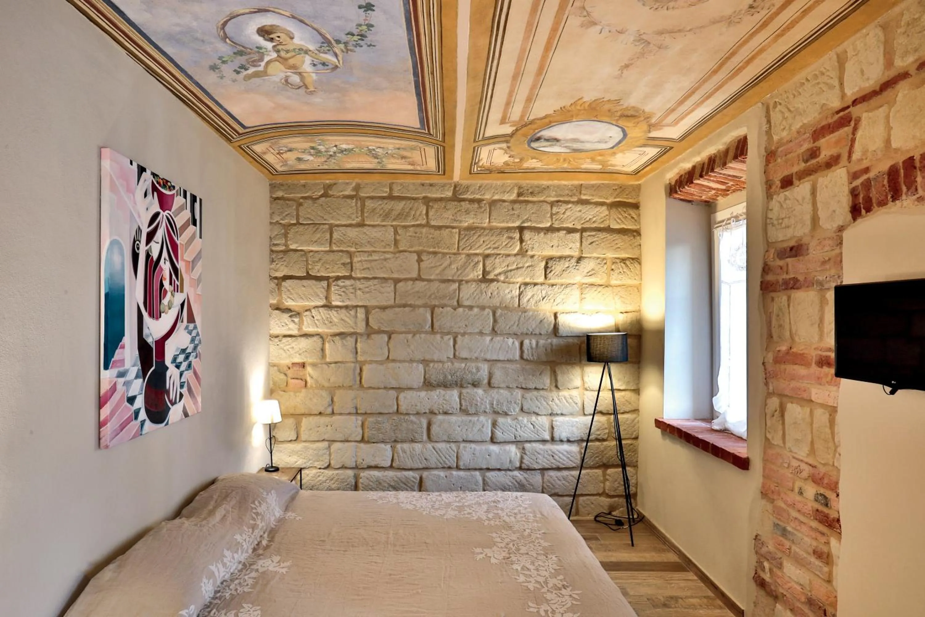 Bed in Country House Montessino - adults only