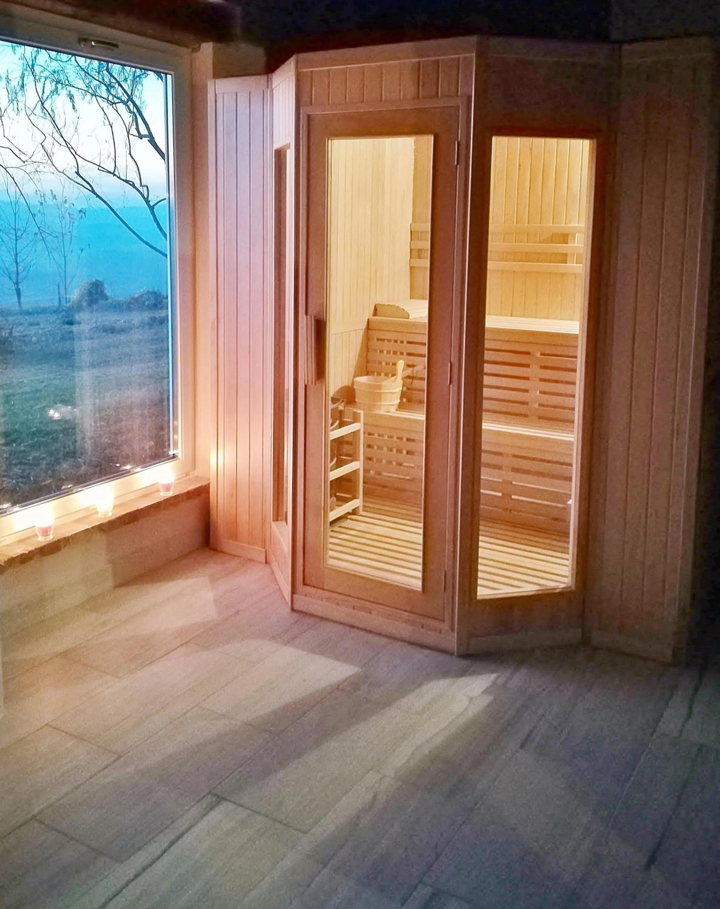Sauna in Country House Montessino - adults only
