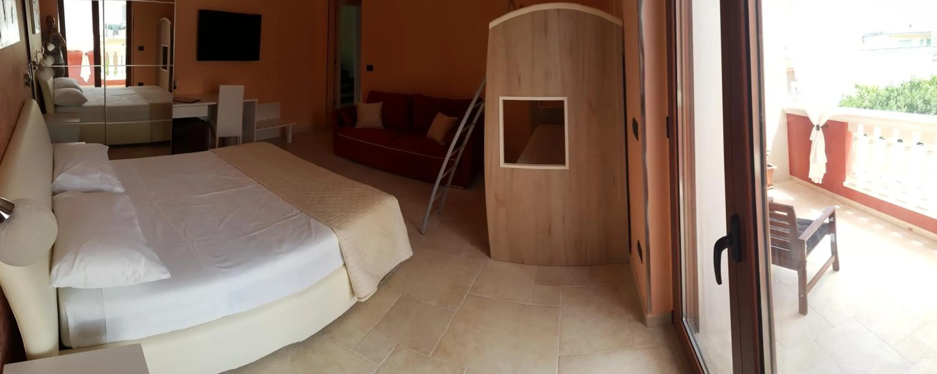 Bedroom, Bed in Mediterraneo B&B