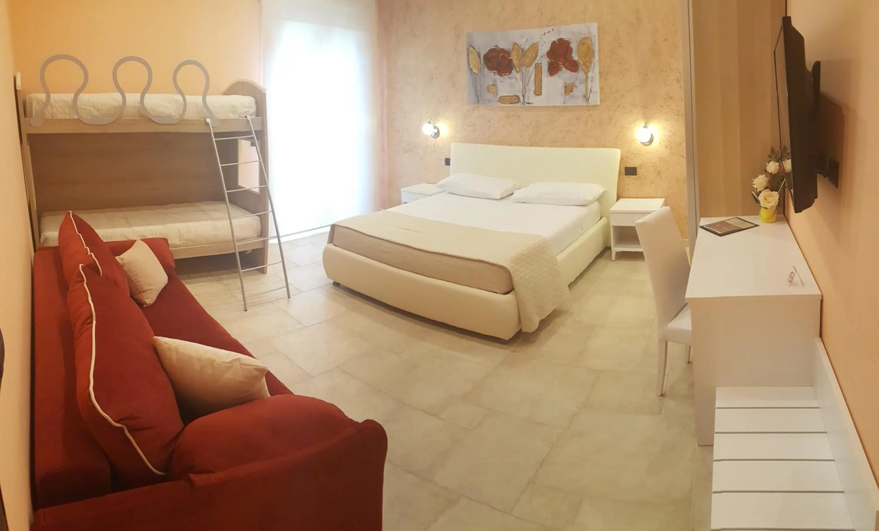 Bedroom, Bed in Mediterraneo B&B