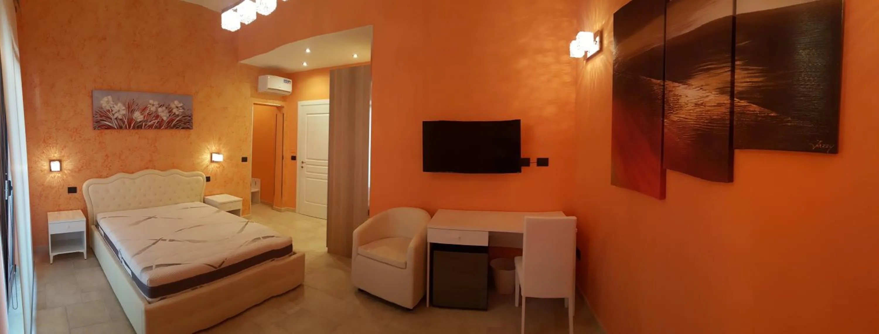 Bedroom, Bed in Mediterraneo B&B