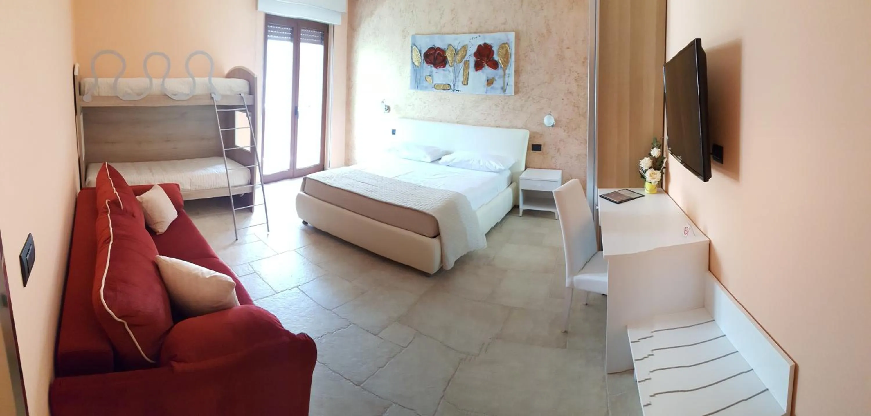 Bedroom, Bed in Mediterraneo B&B