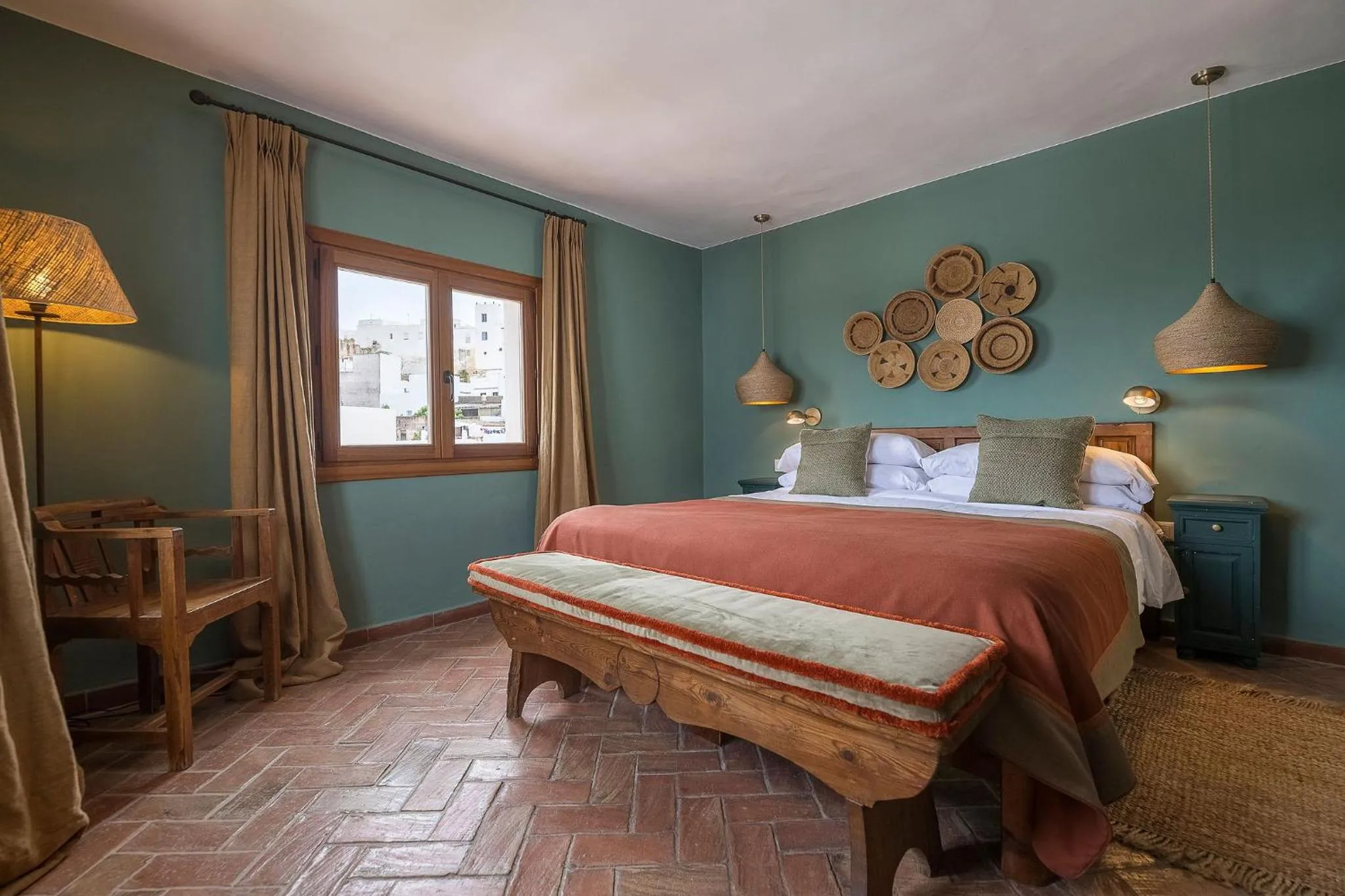 Bedroom, Bed in Hotel La Casa del Califa