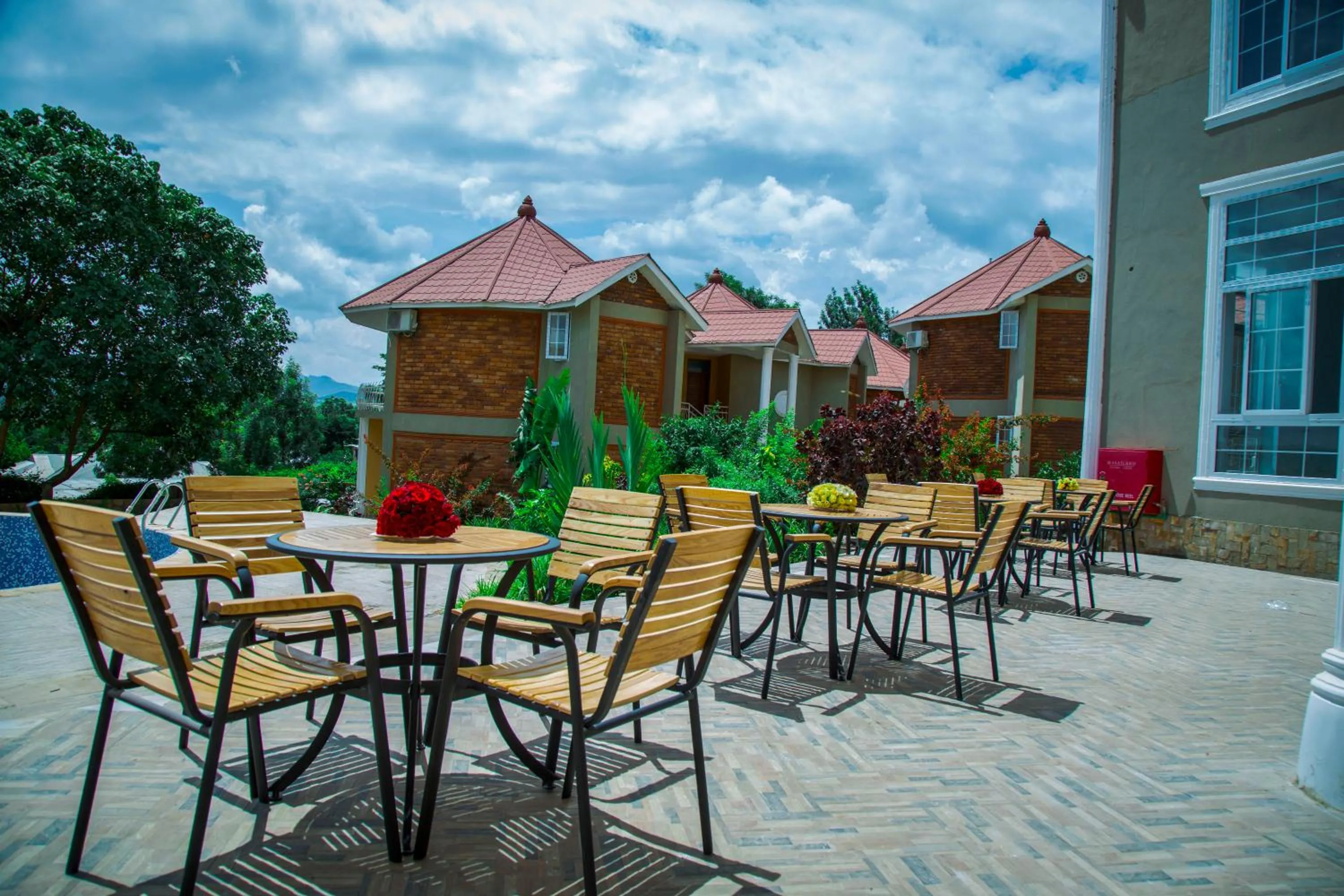 Garden view in Masailand Safari Lodge