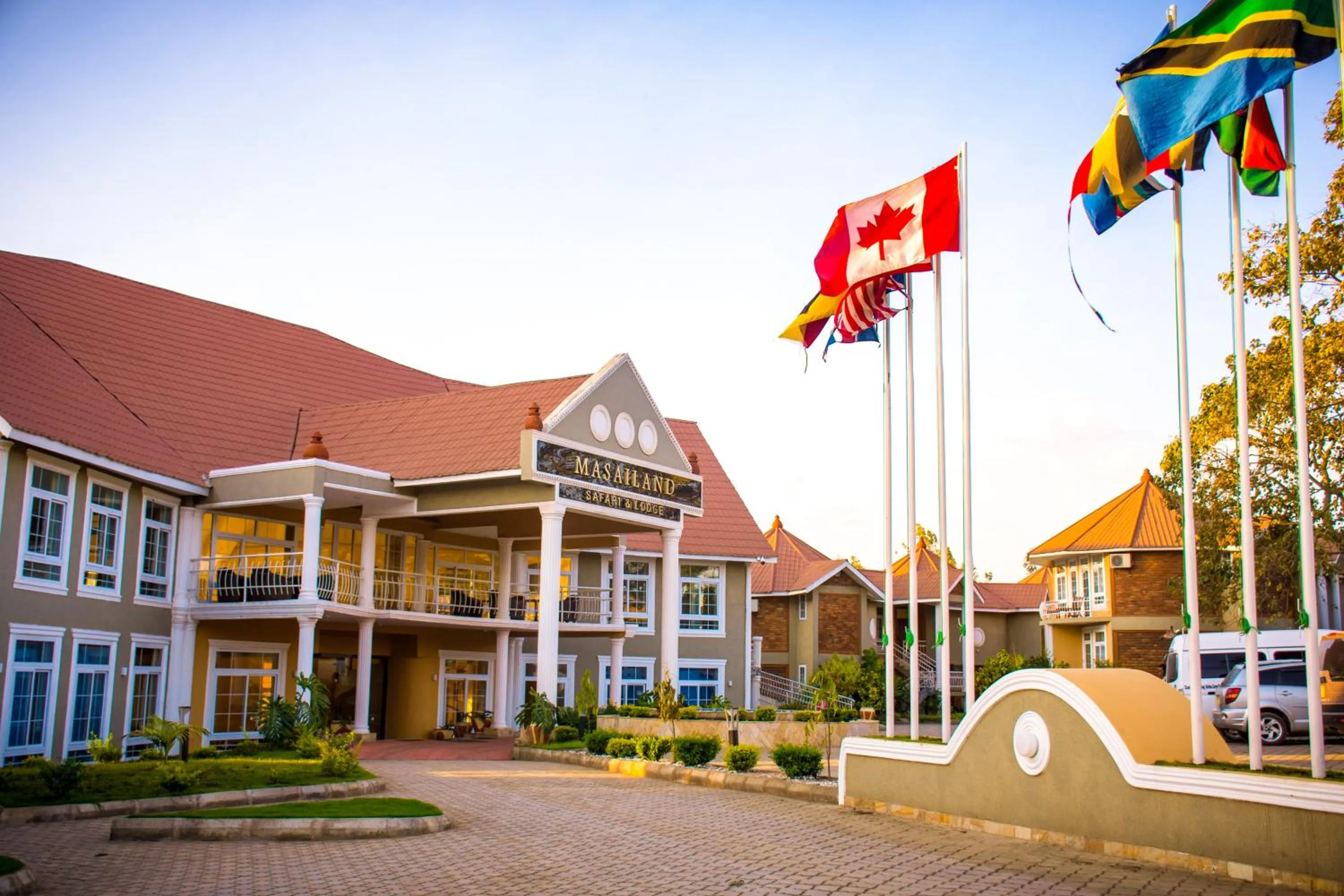 Property building in Masailand Safari Lodge