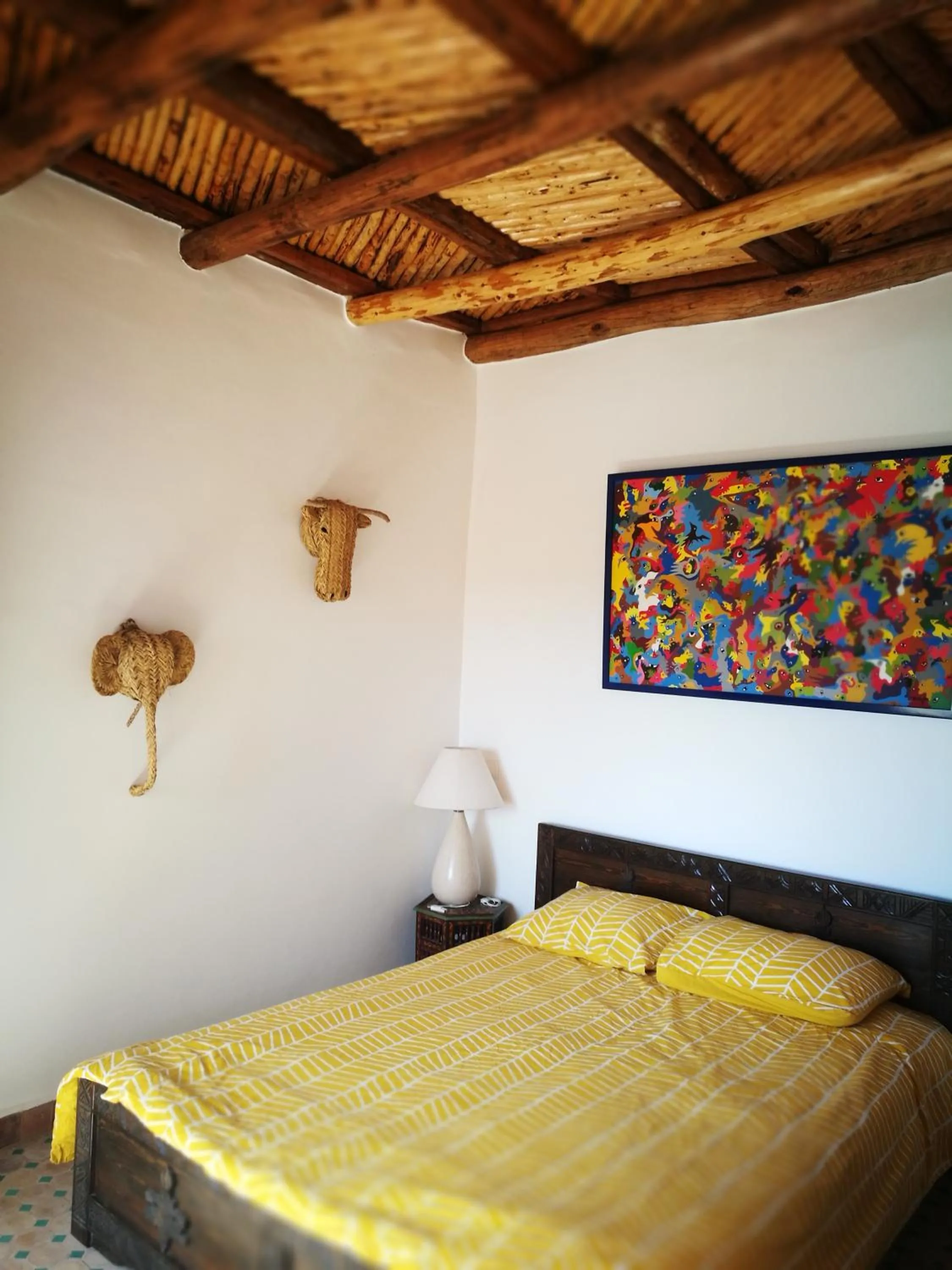 Photo of the whole room, Bed in Travel Surf Morocco