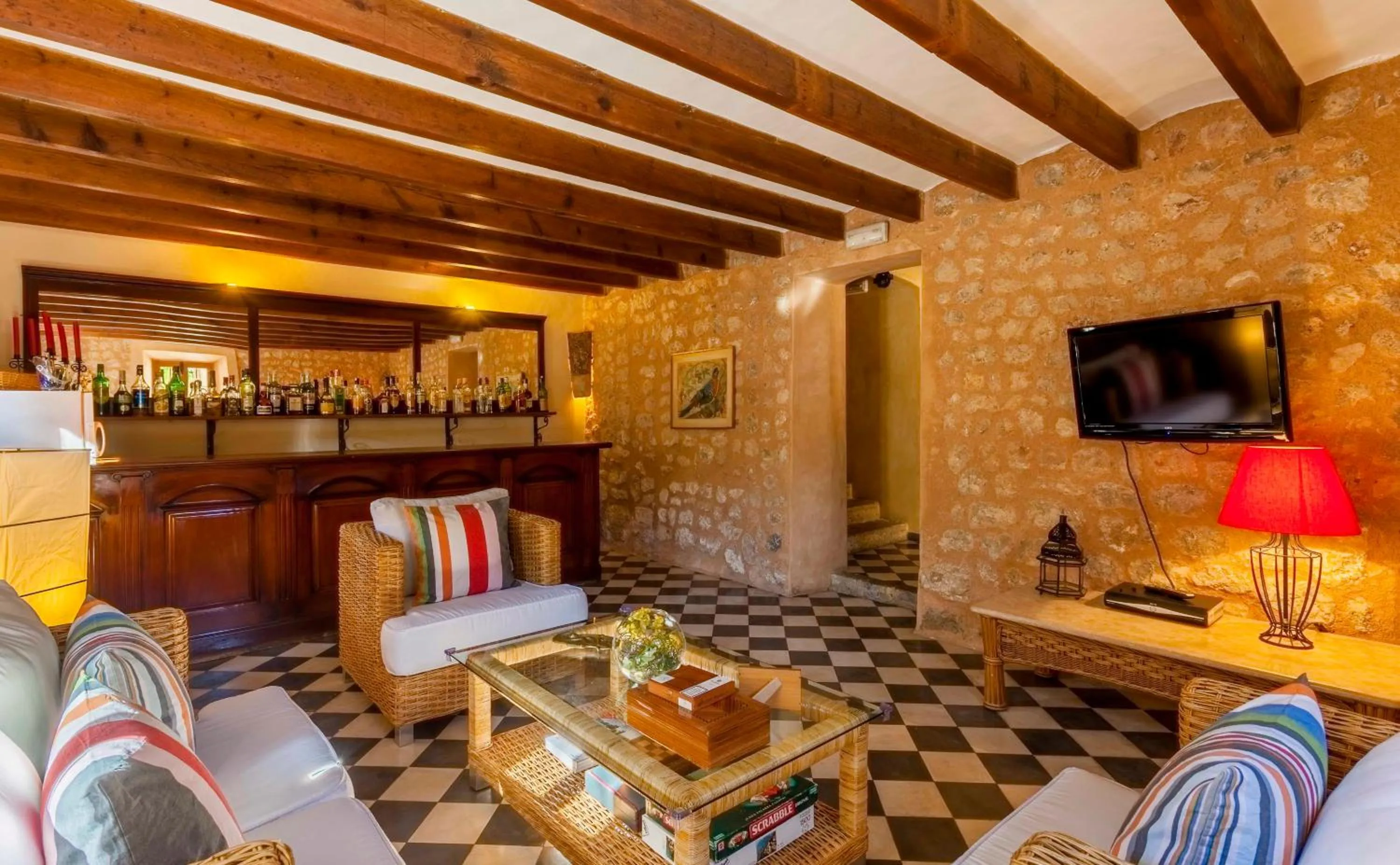 Communal lounge/ TV room in The Salvia - Adults Only