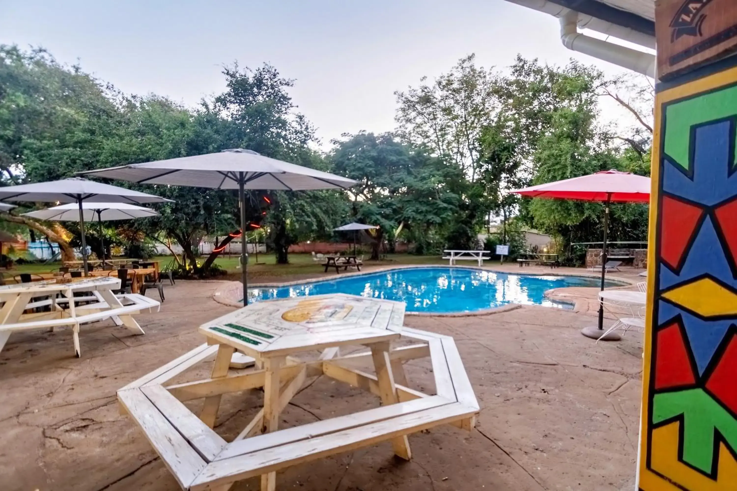 Restaurant/places to eat in Shoestrings Backpackers Lodge Vic Falls Restaurant/places to eat in Shoestrings Backpackers Lodge Vic Falls