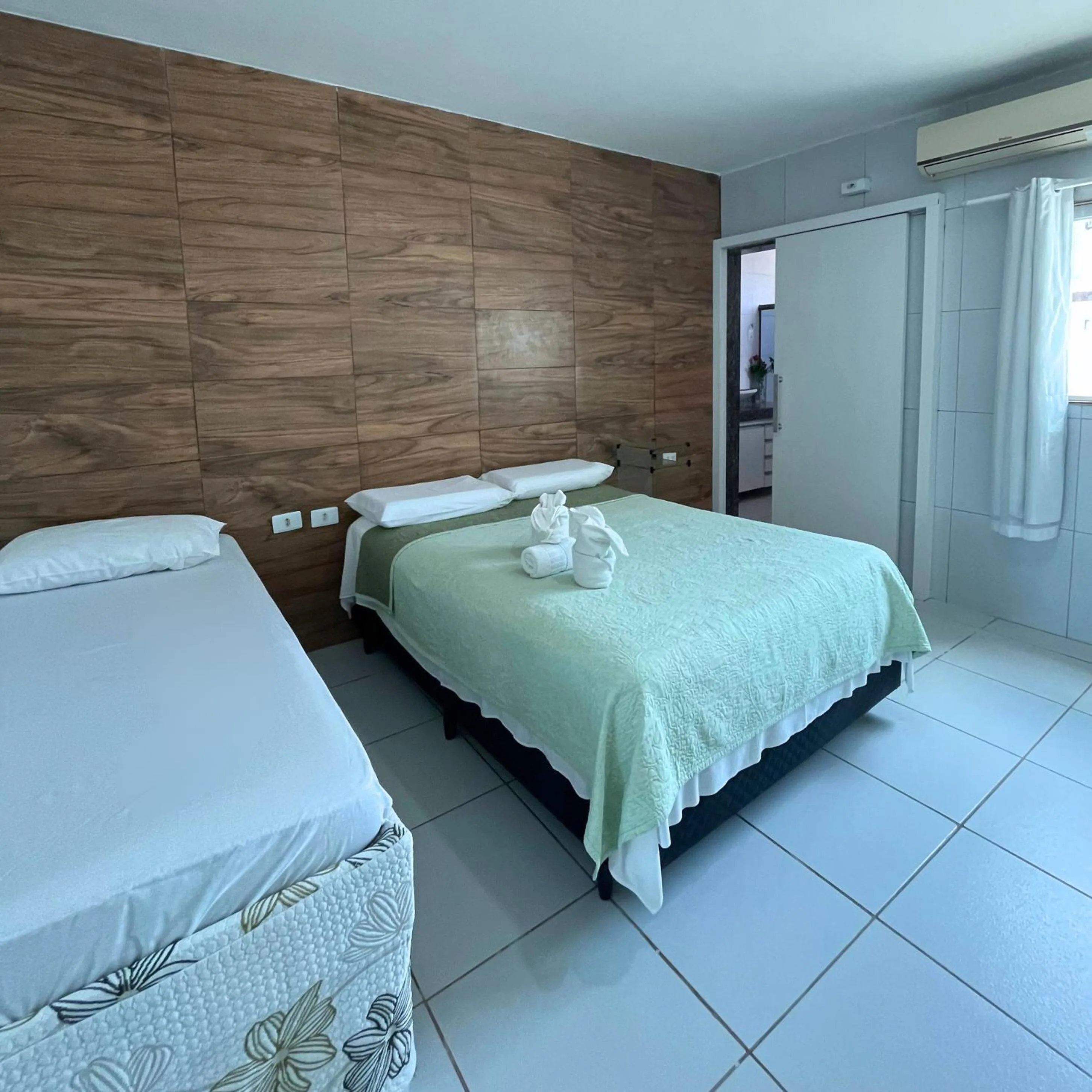 Bed in Casamar Pousada