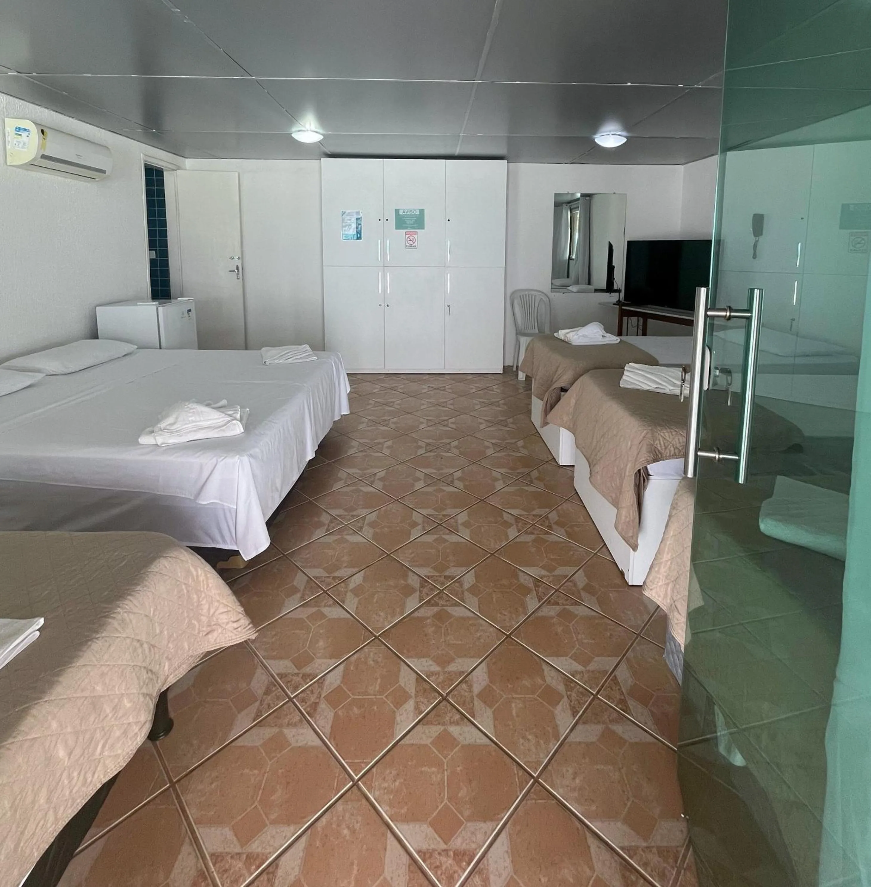 Bed in Casamar Pousada