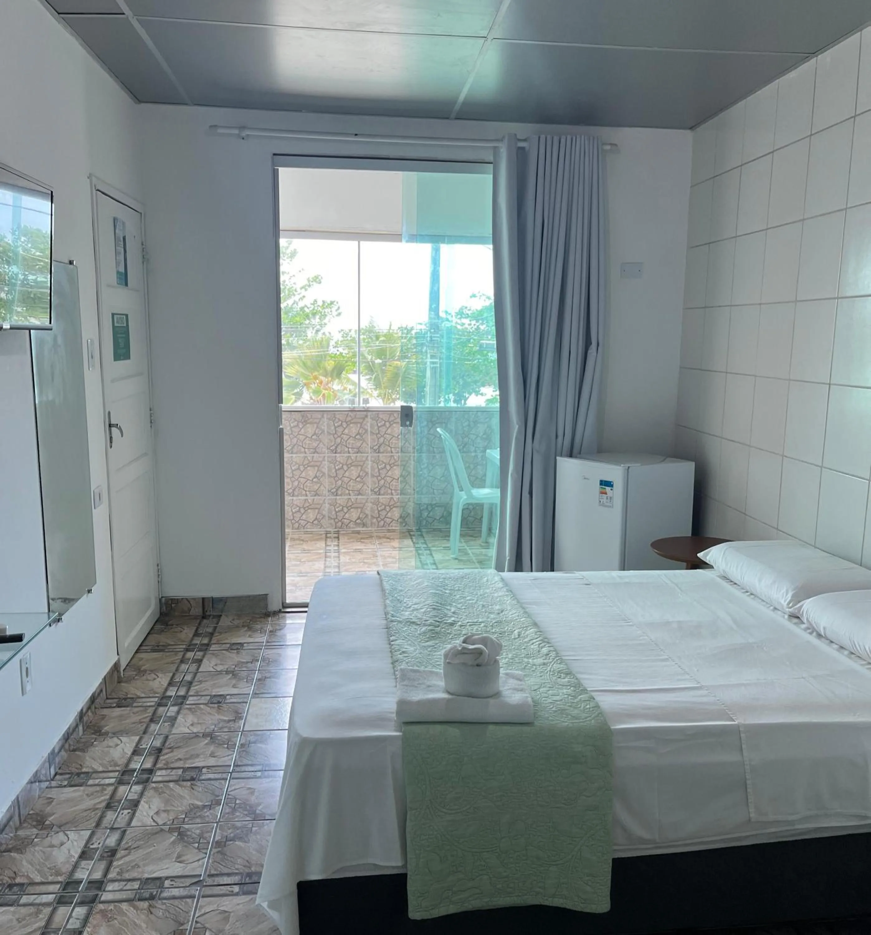 Bed in Casamar Pousada