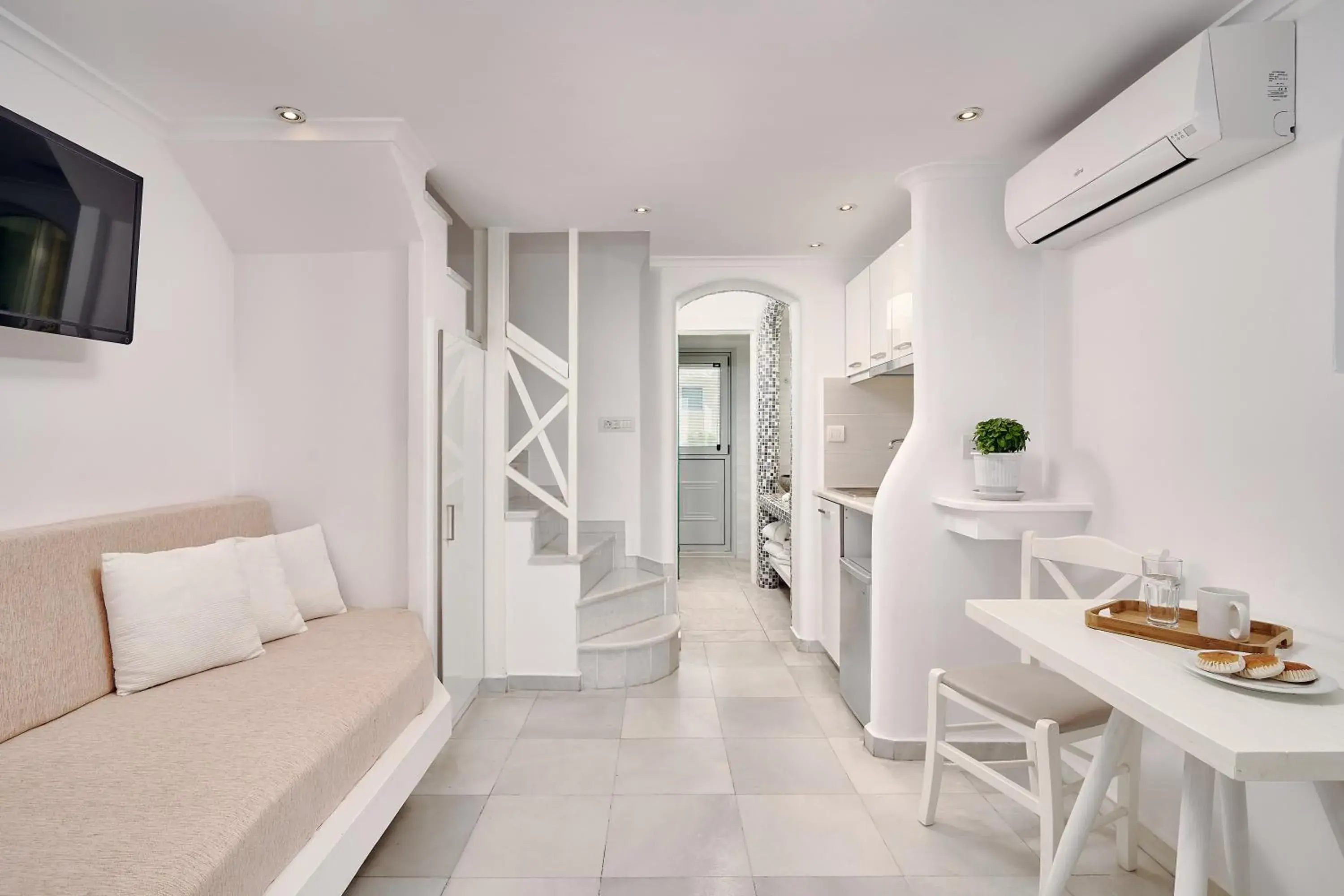 Deluxe Apartment with Spa Bath, Sea and Sunset View in Merovigliosso Deluxe Apartment with Spa Bath, Sea and Sunset View in Merovigliosso