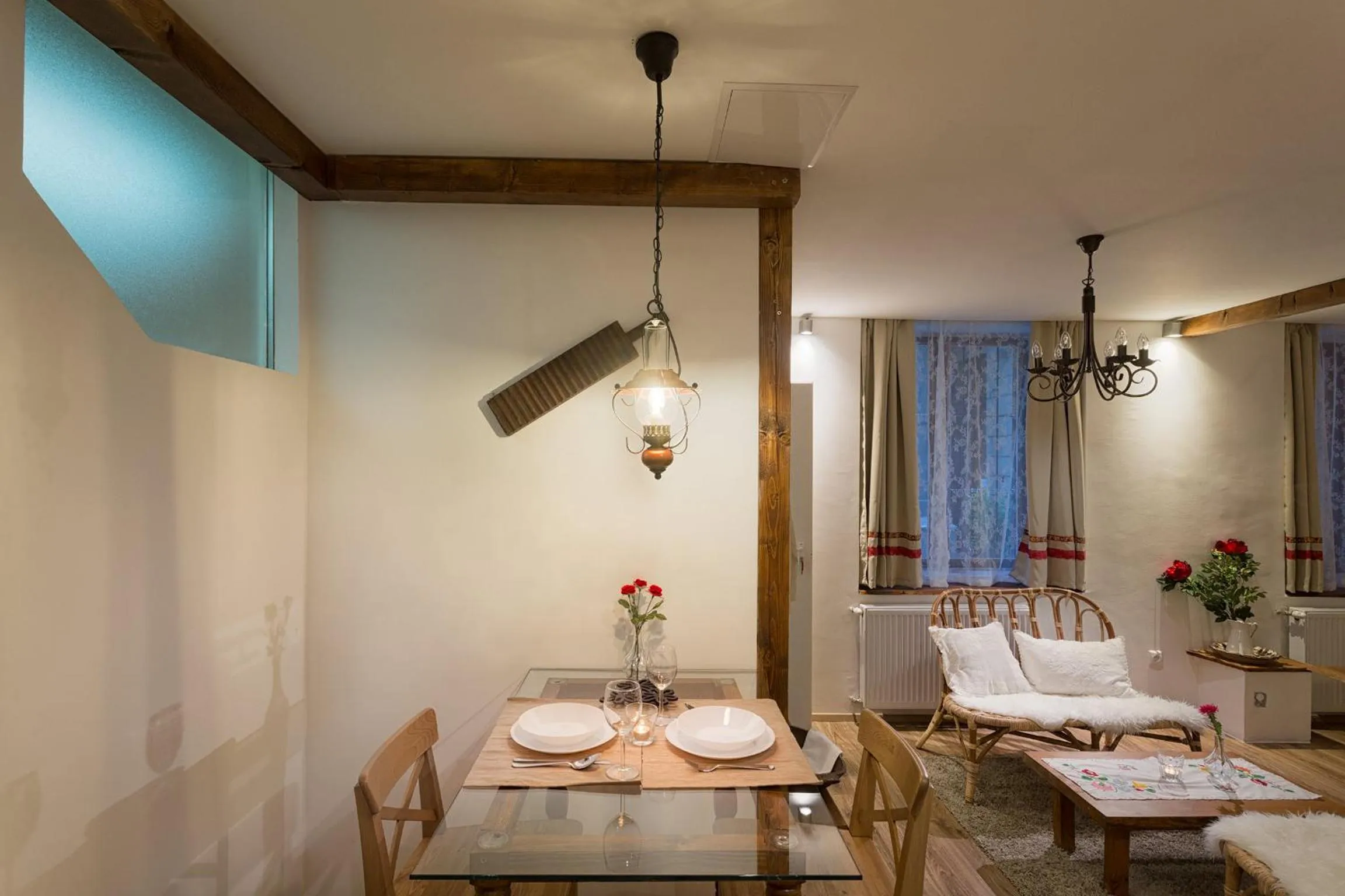 Dining area in Suites 13 Budapest