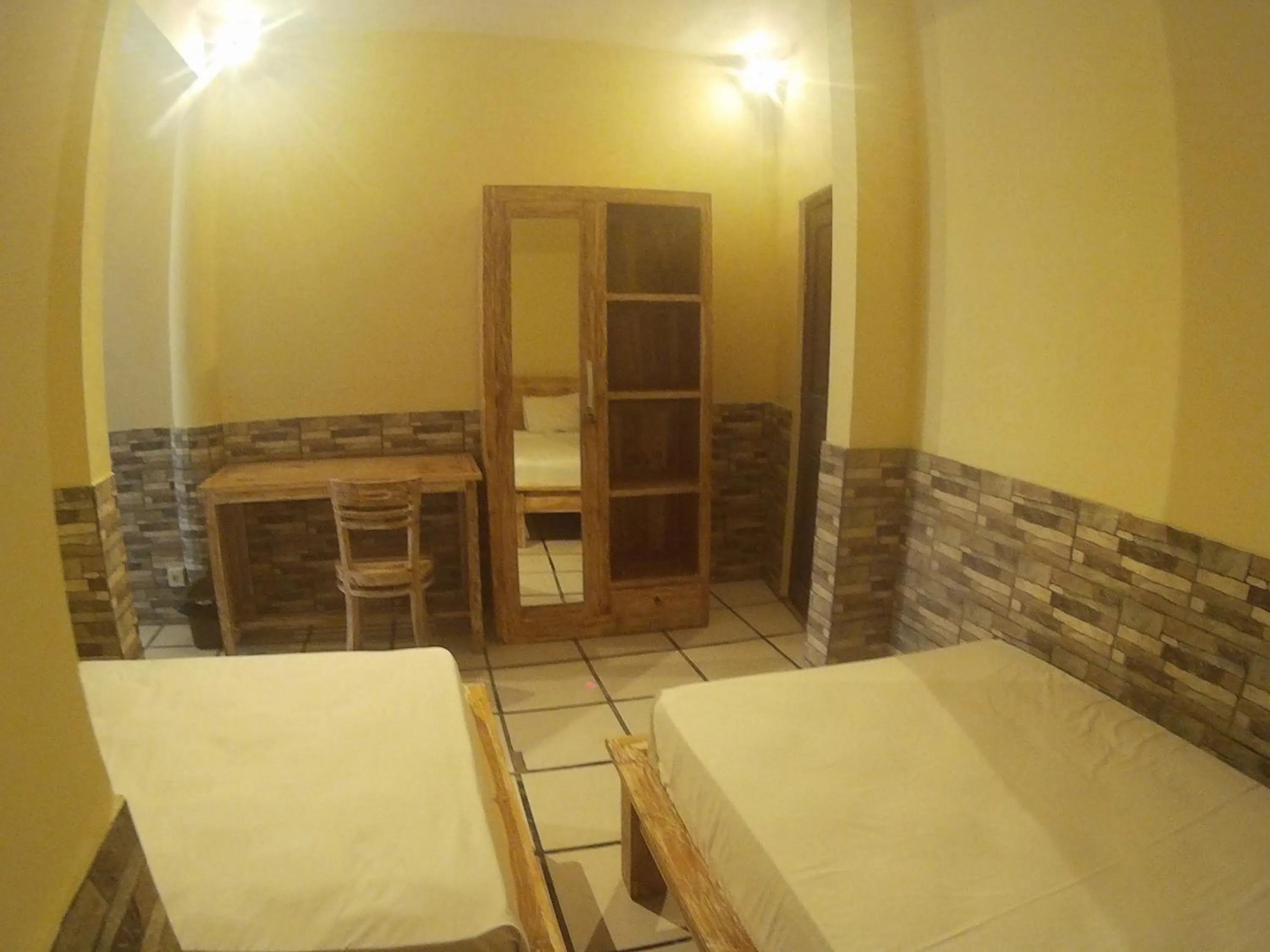 Bedroom, Bed in Canggu Pinpoint Rooms