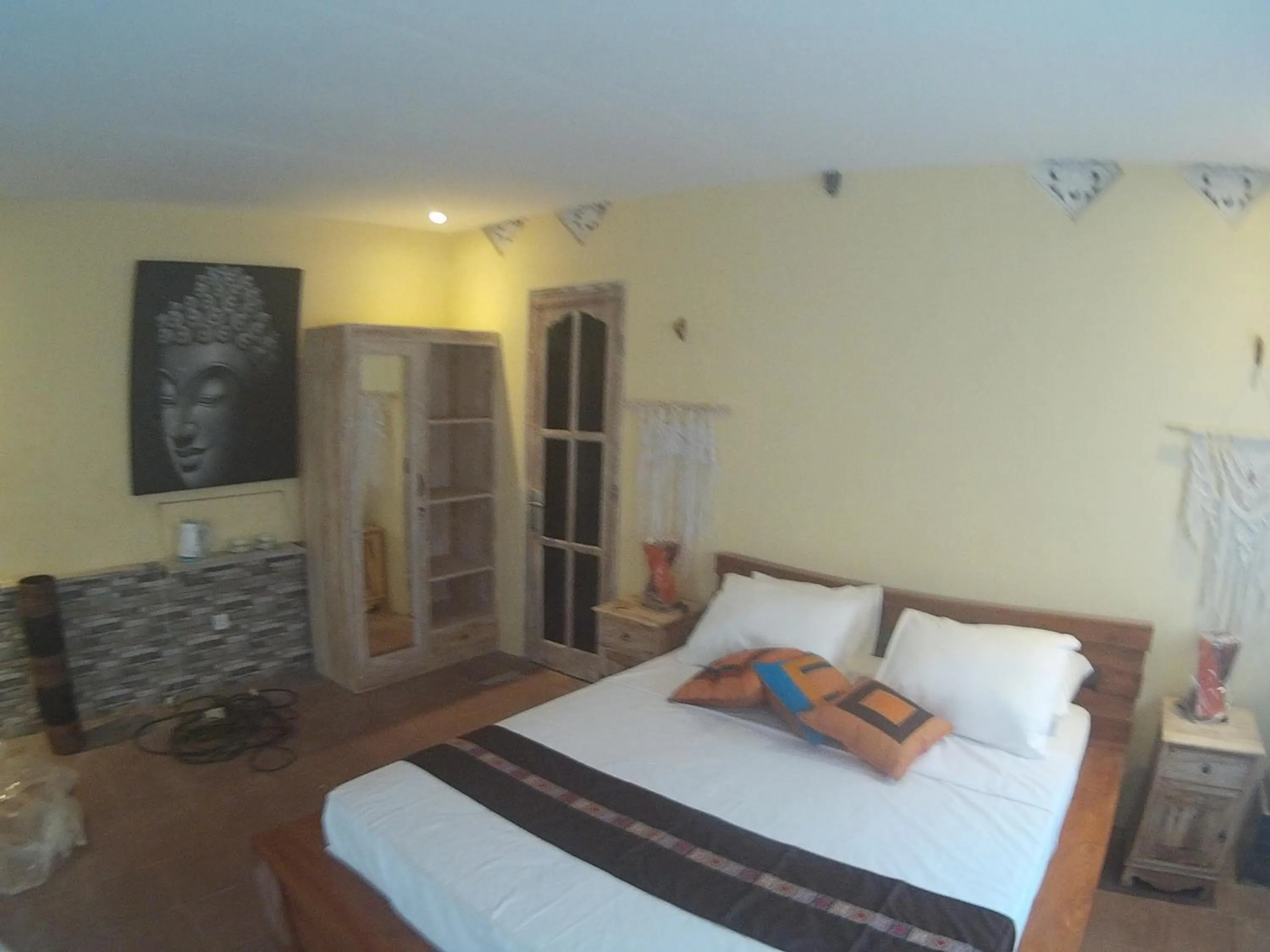 Bedroom, Bed in Canggu Pinpoint Rooms