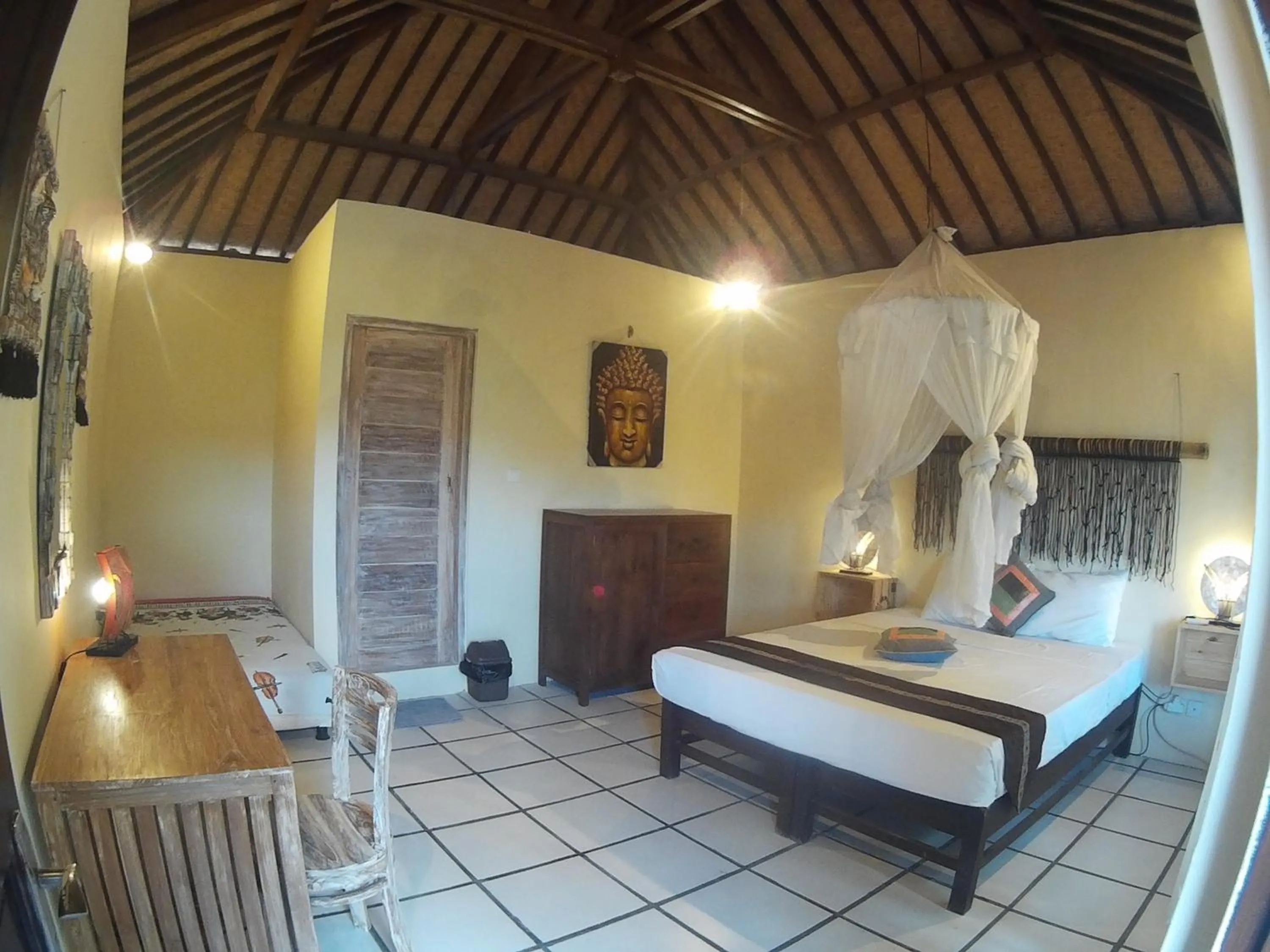 Bedroom, Bed in Canggu Pinpoint Rooms
