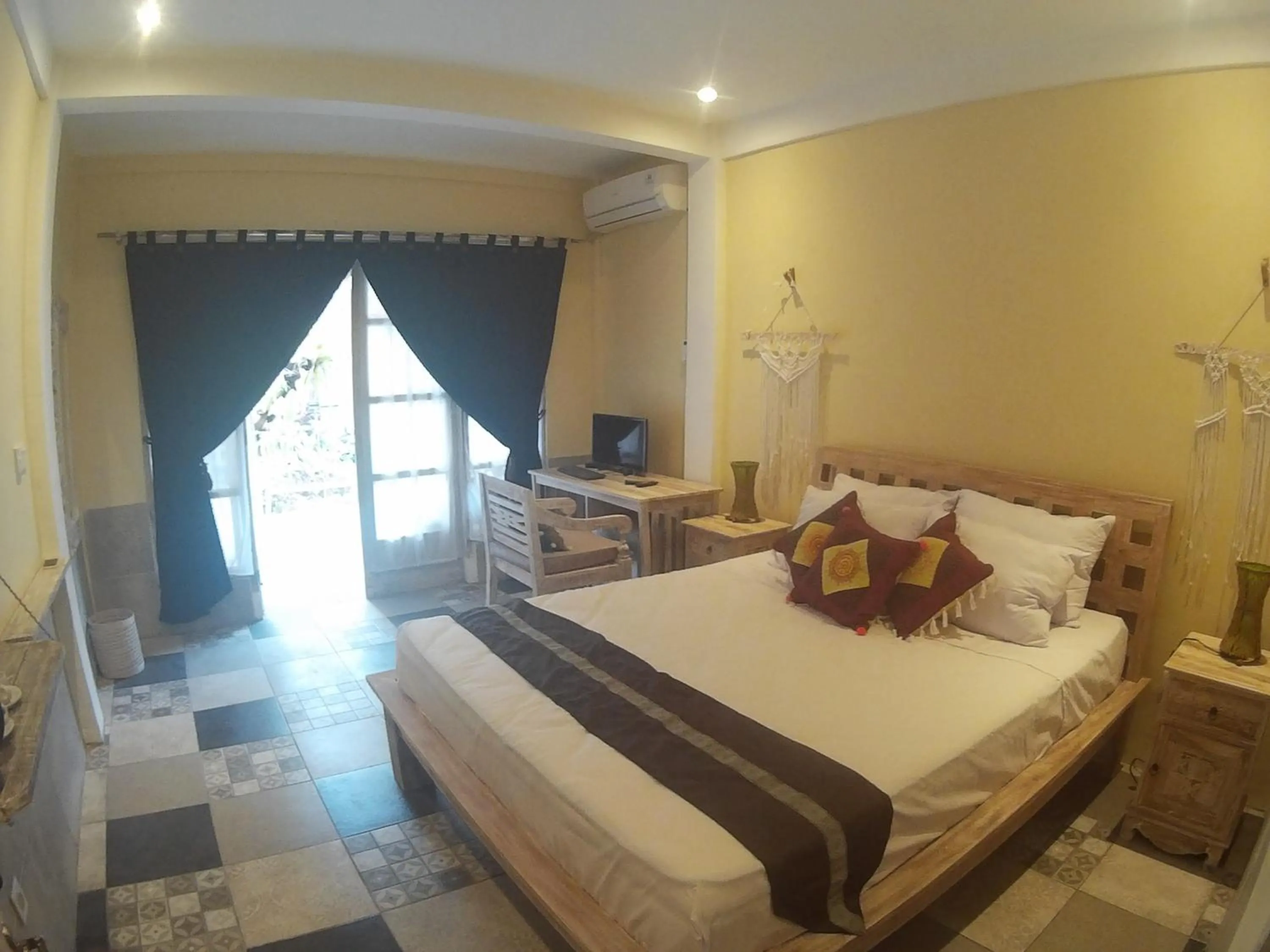 Bedroom, Bed in Canggu Pinpoint Rooms