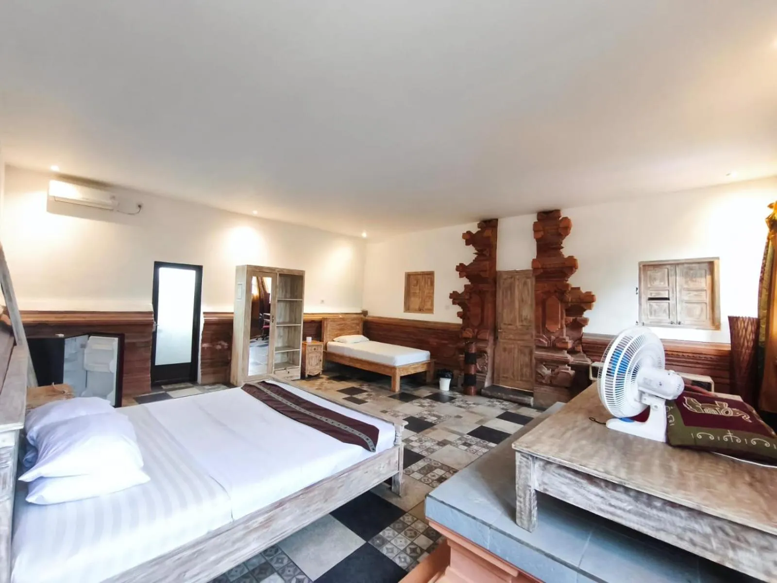 Bed in Canggu Pinpoint Rooms