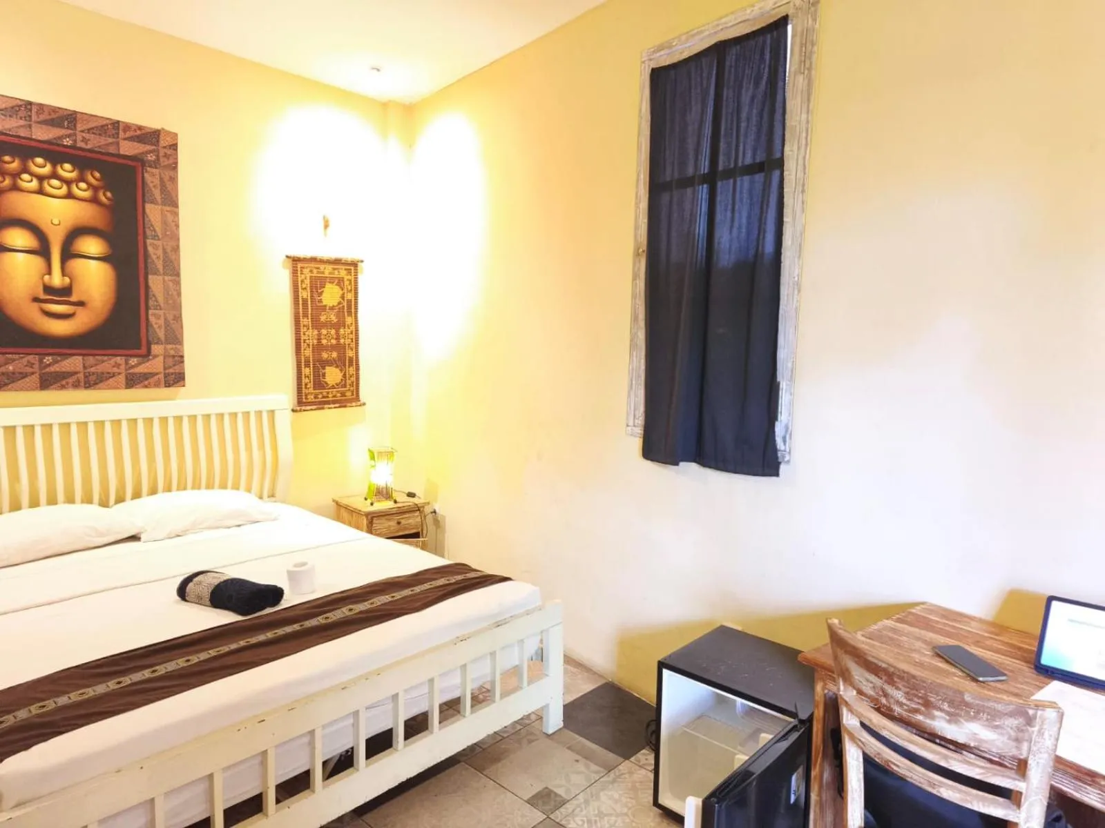 Bed in Canggu Pinpoint Rooms