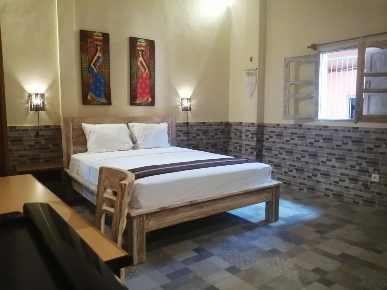 Bed in Canggu Pinpoint Rooms