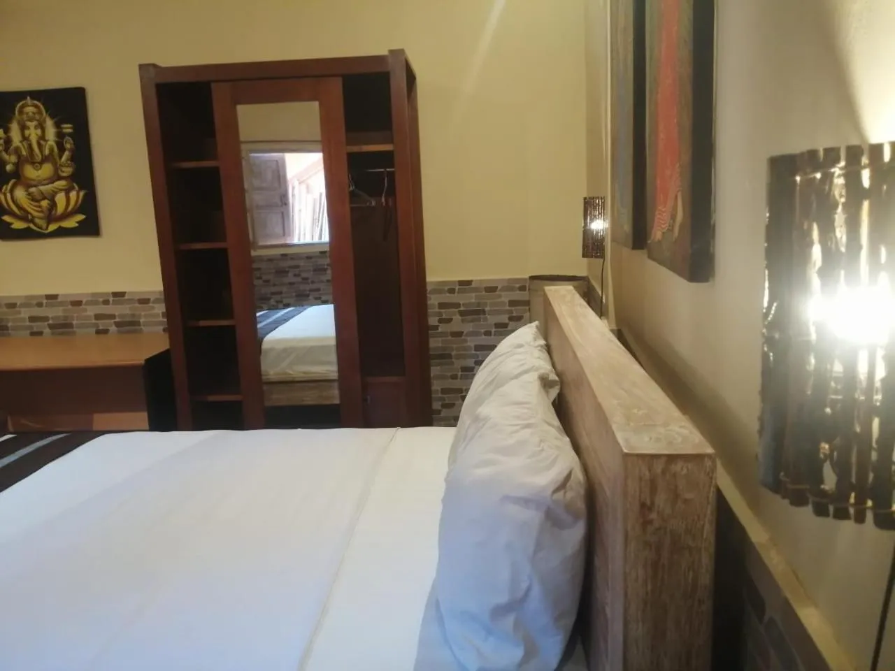 Bed in Canggu Pinpoint Rooms