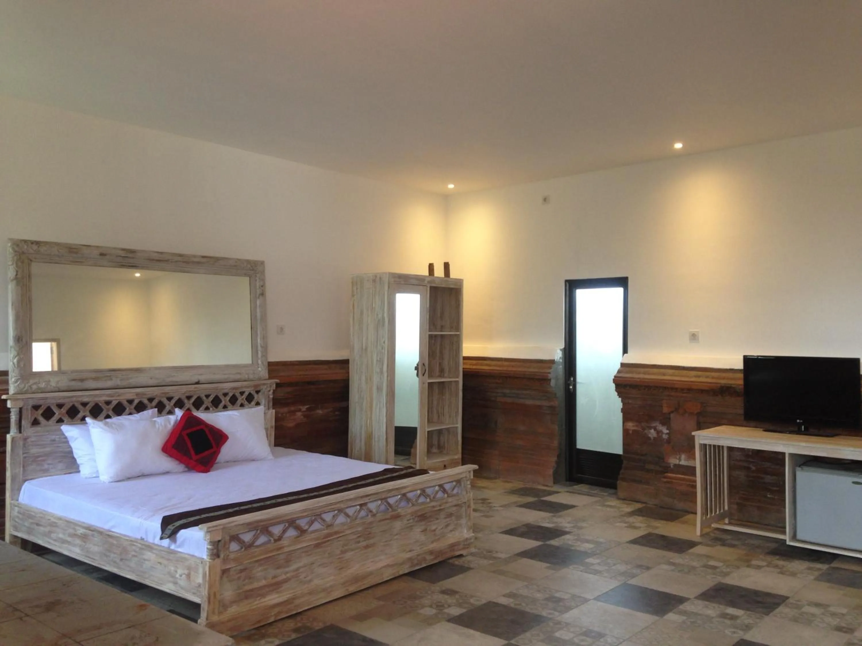 Bed in Canggu Pinpoint Rooms