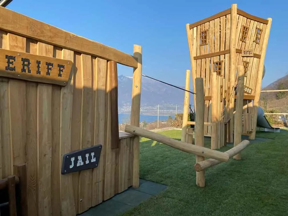 Children play ground in Hotel La Campagnola - Green Energy Resort
