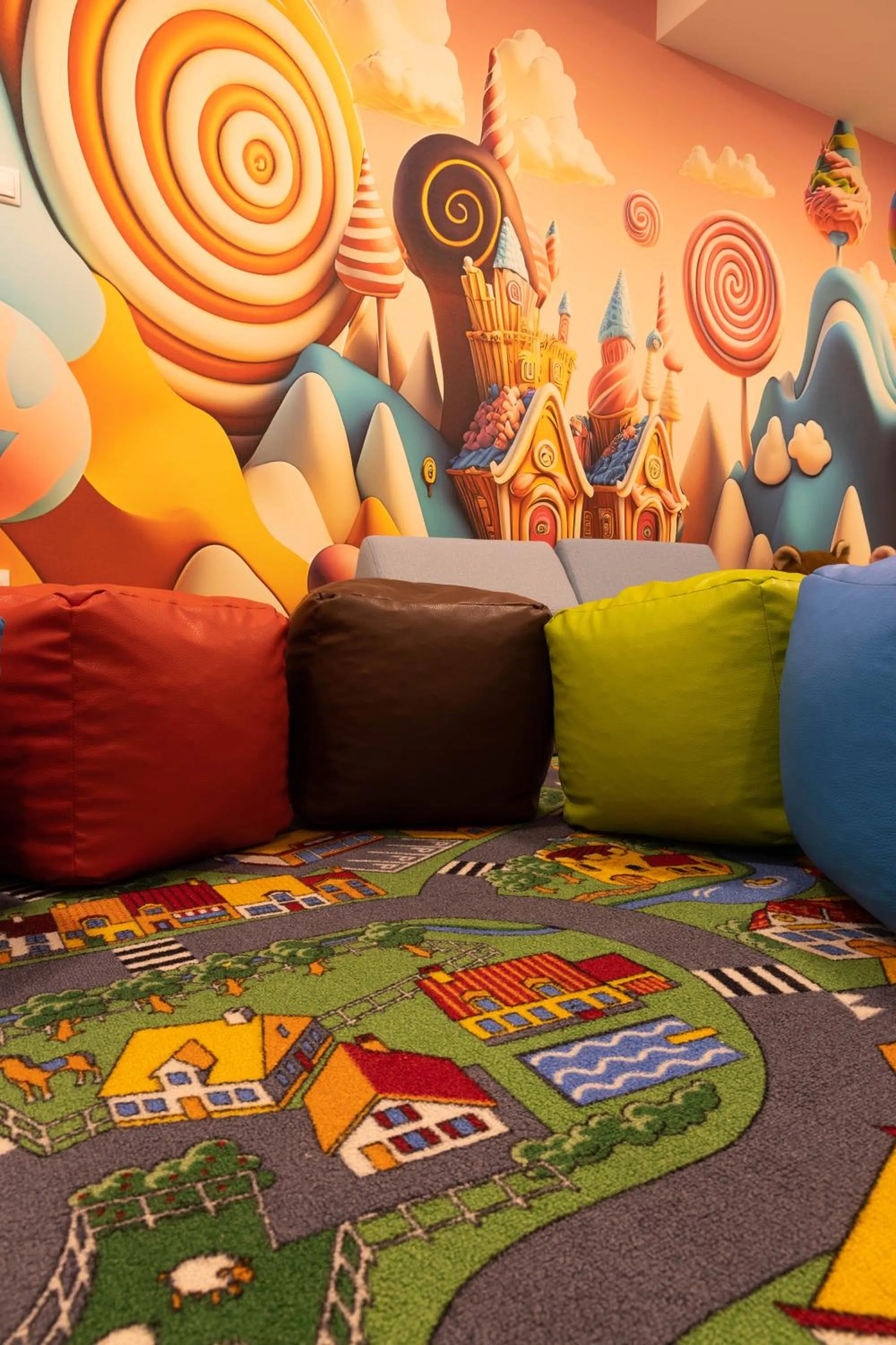 Children play ground in Aparthotel Bellamonte