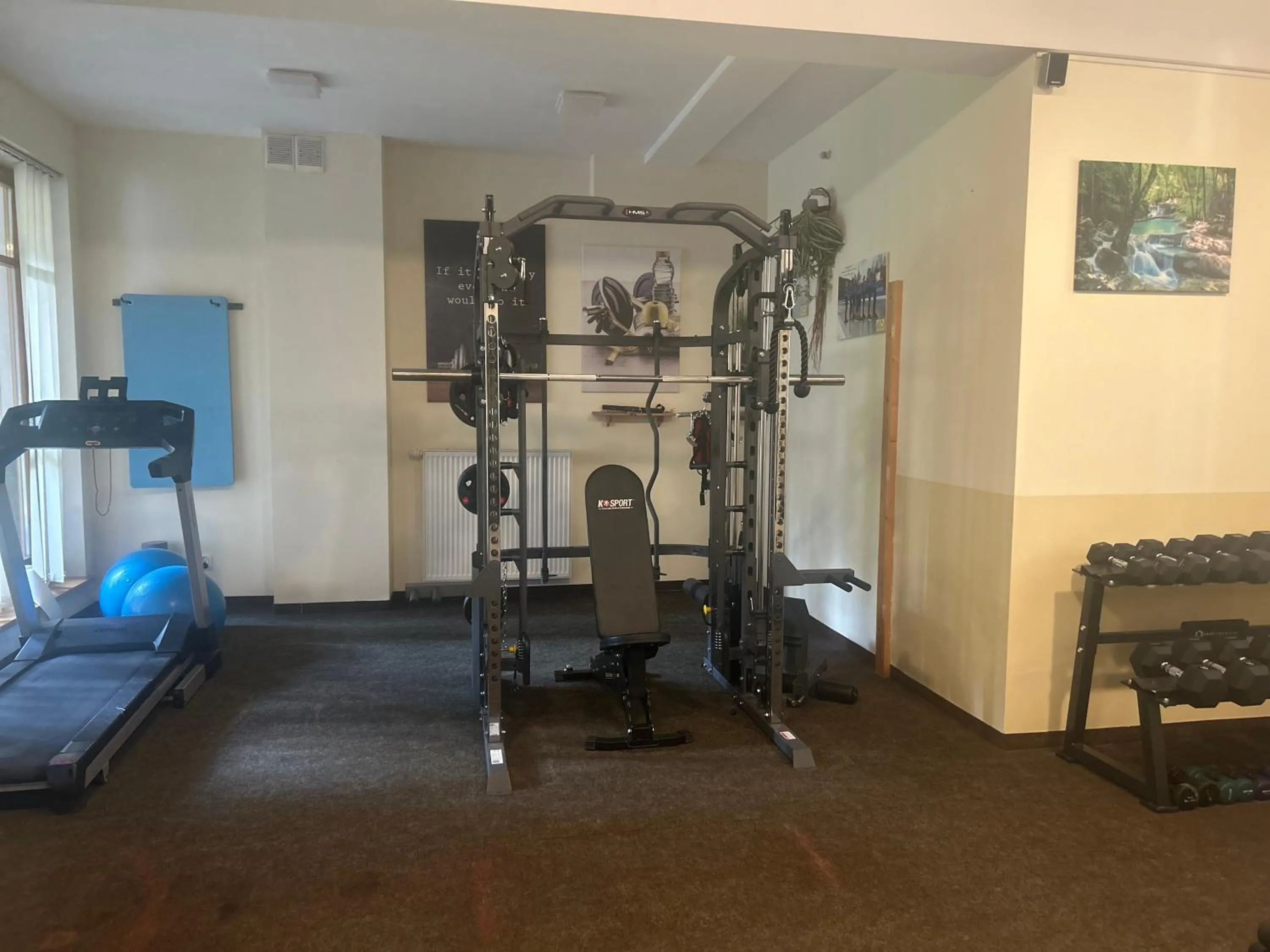 Fitness centre/facilities in Aparthotel Bellamonte