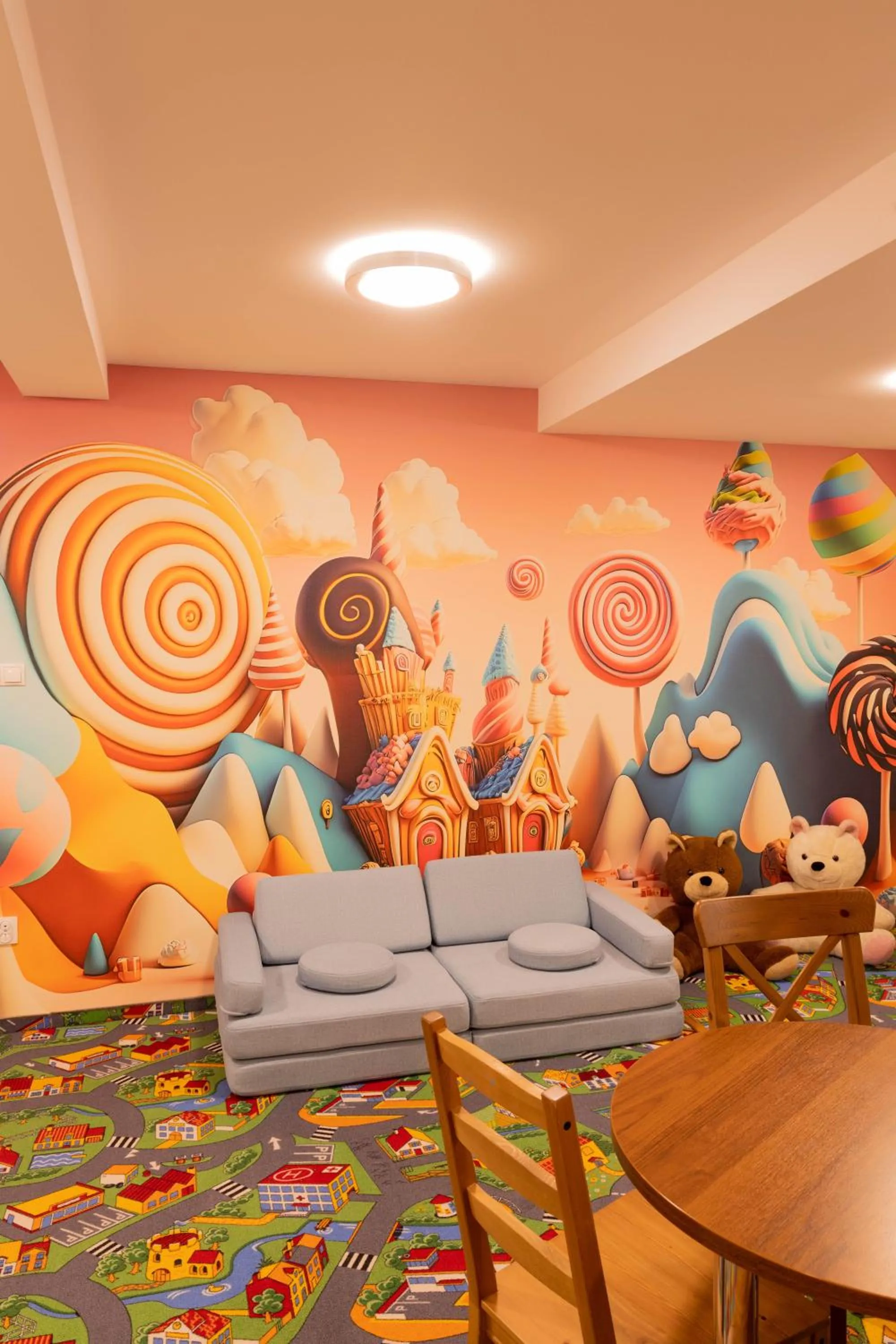 Children play ground in Aparthotel Bellamonte