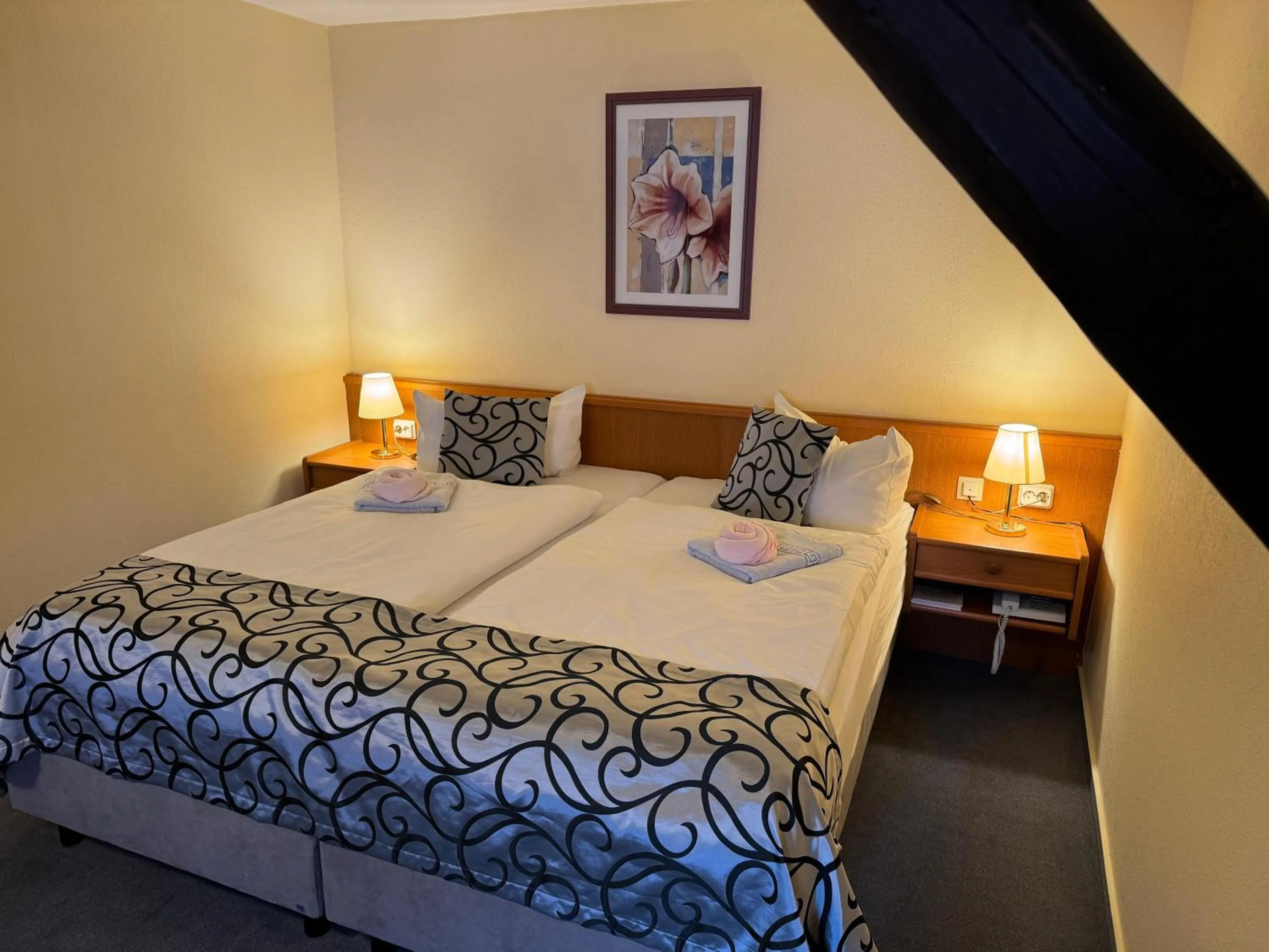 Bed in Hotel Zum Kanzler