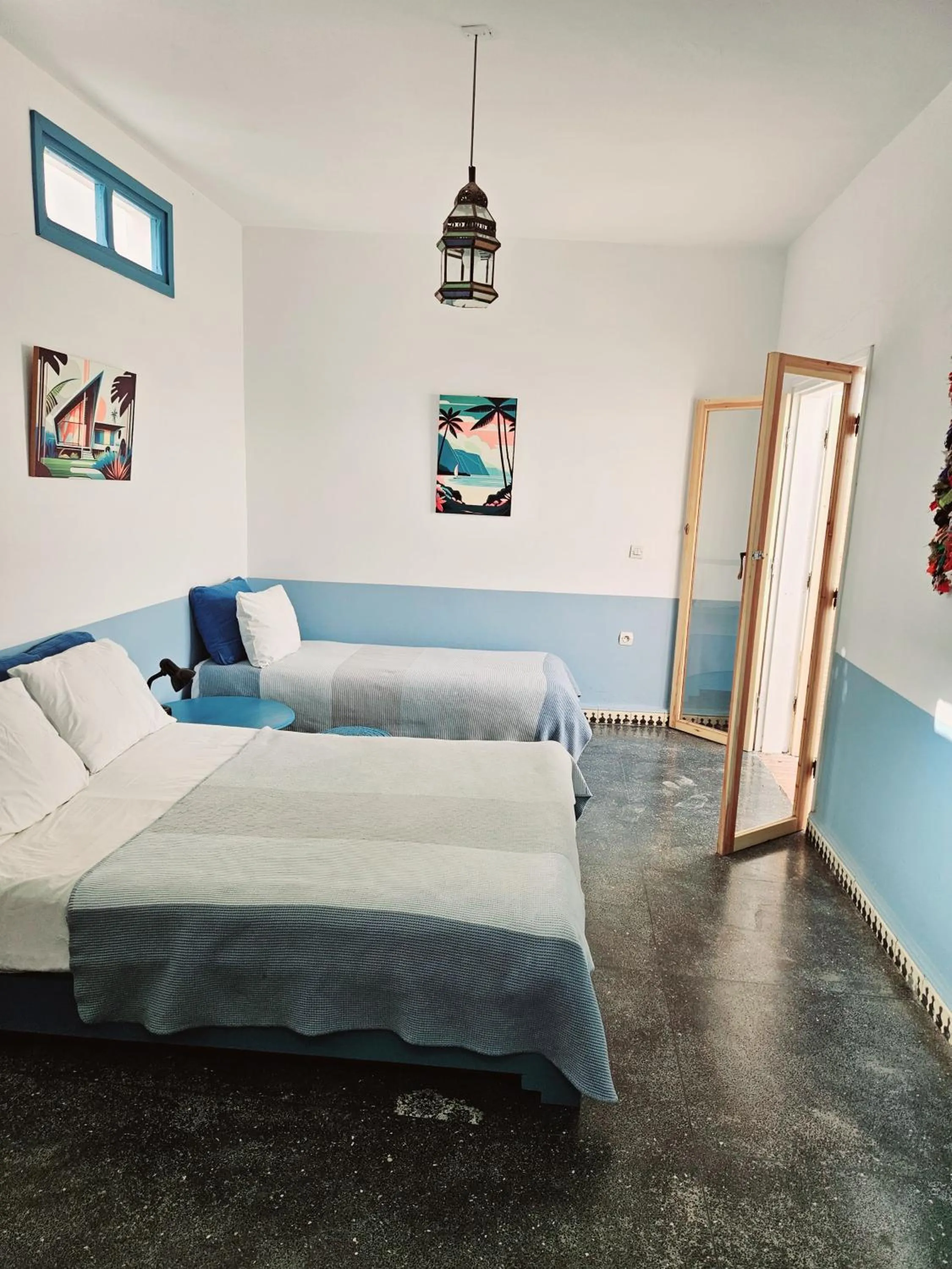 Bed in Hotel Villa Soleil