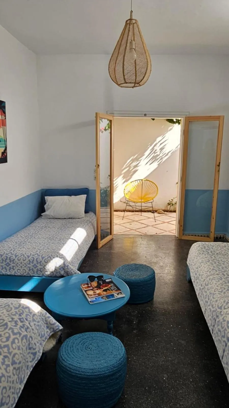 Bed in Hotel Villa Soleil