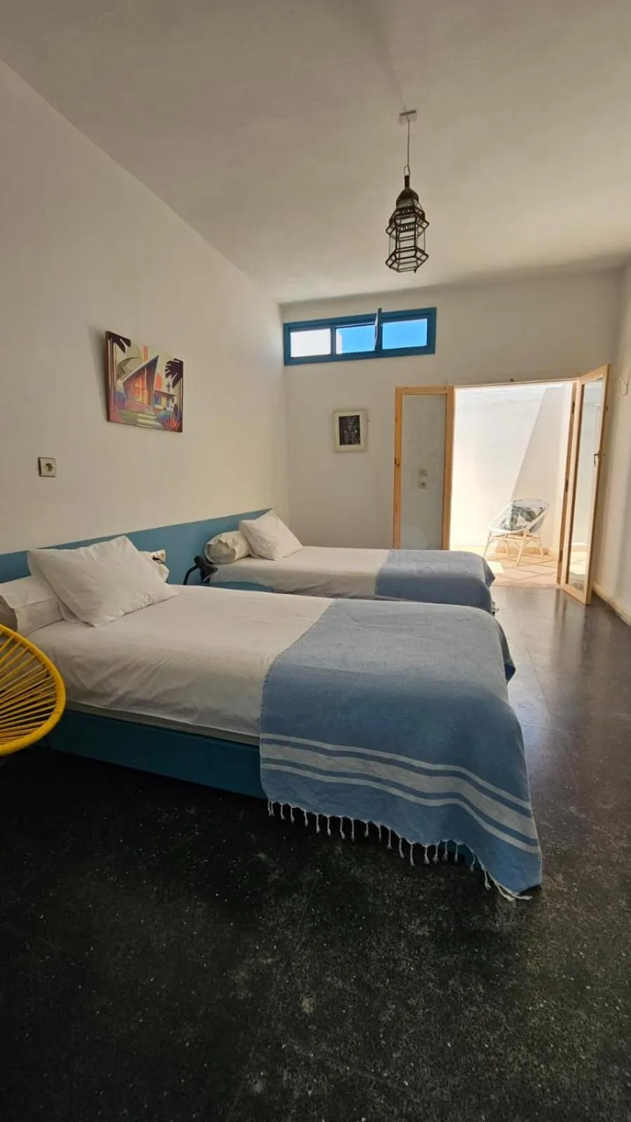 Bed in Hotel Villa Soleil