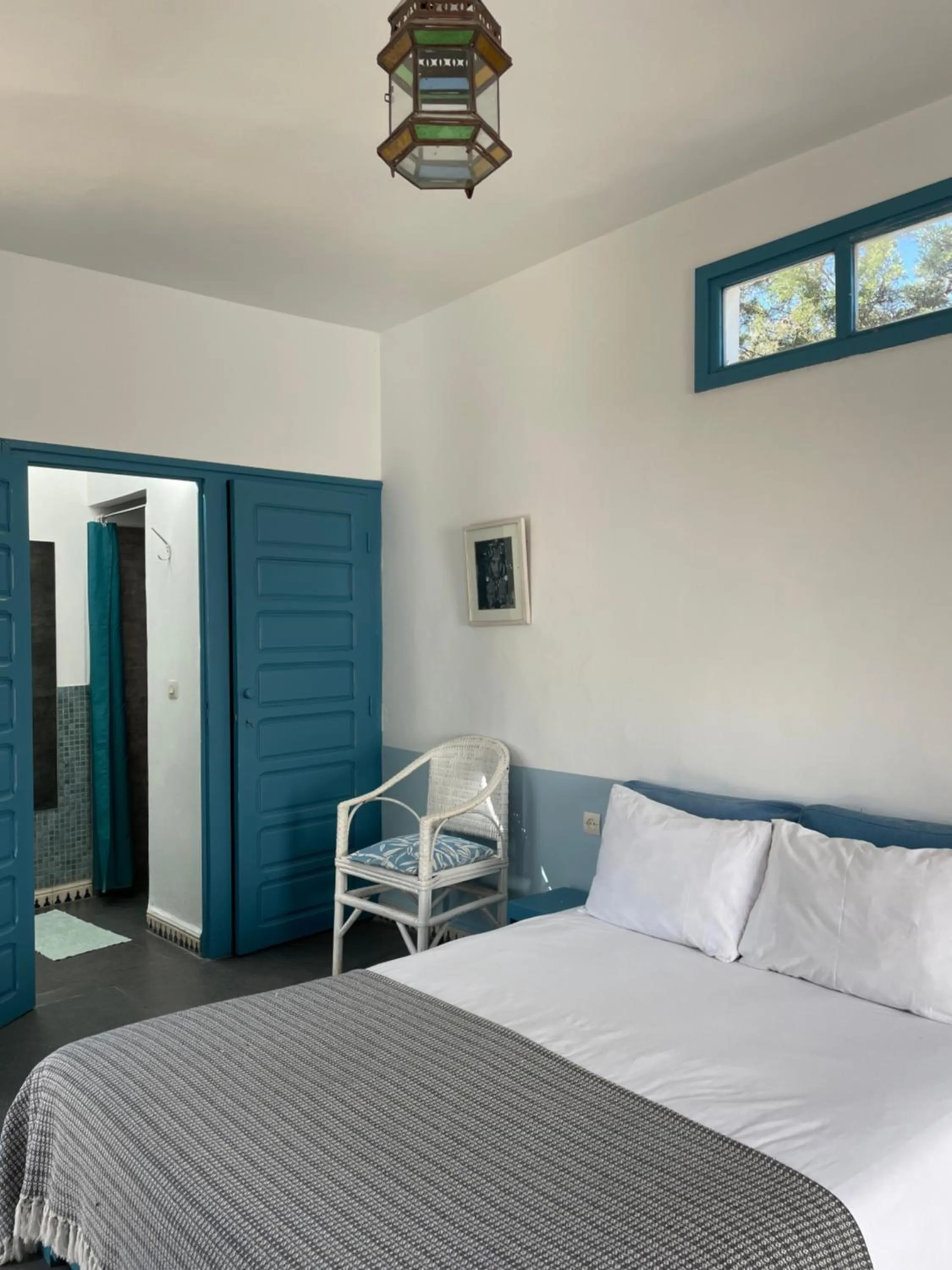 Bed in Hotel Villa Soleil