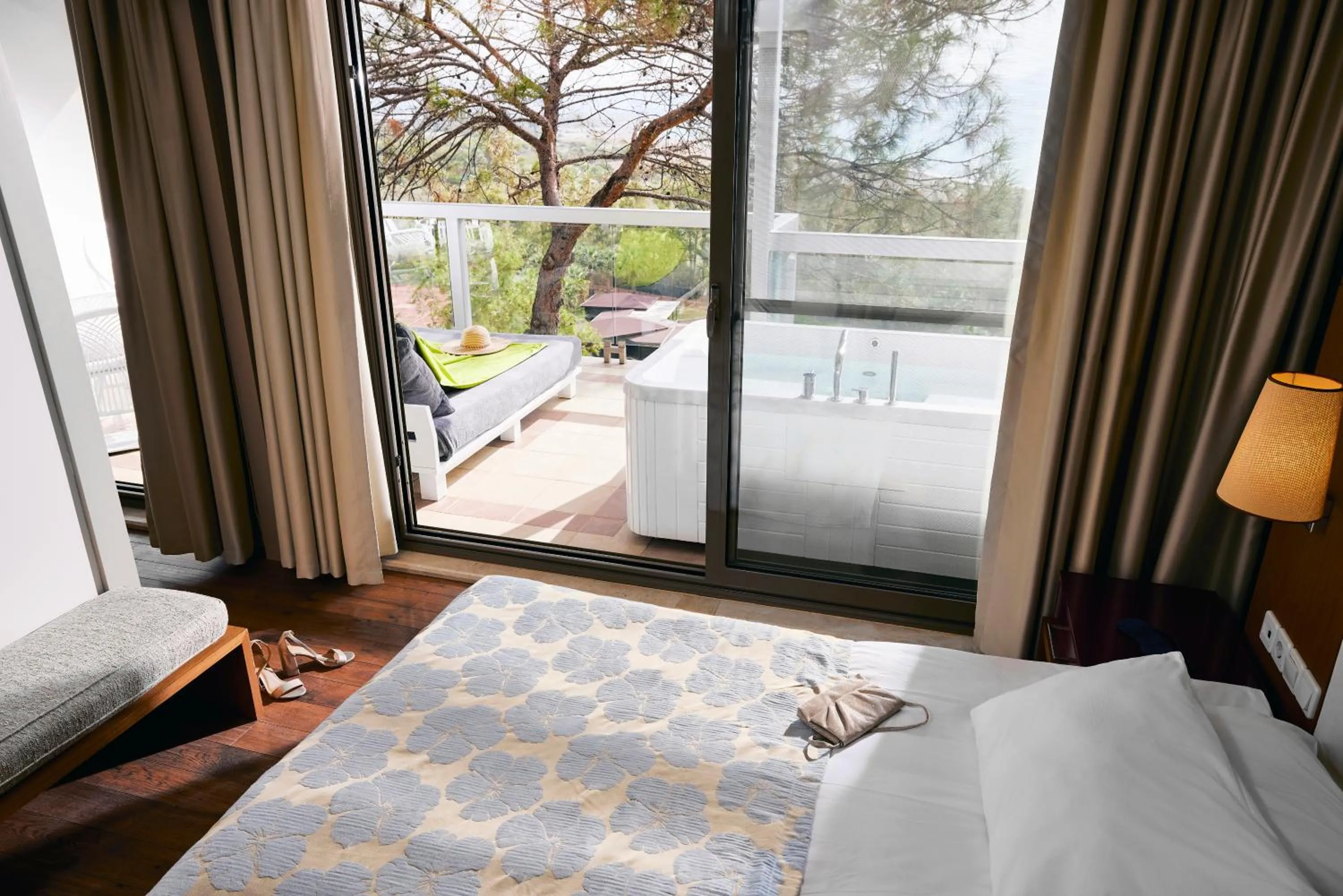 View (from property/room), Bed in ROBINSON SARIGERME PARK - All Inclusive