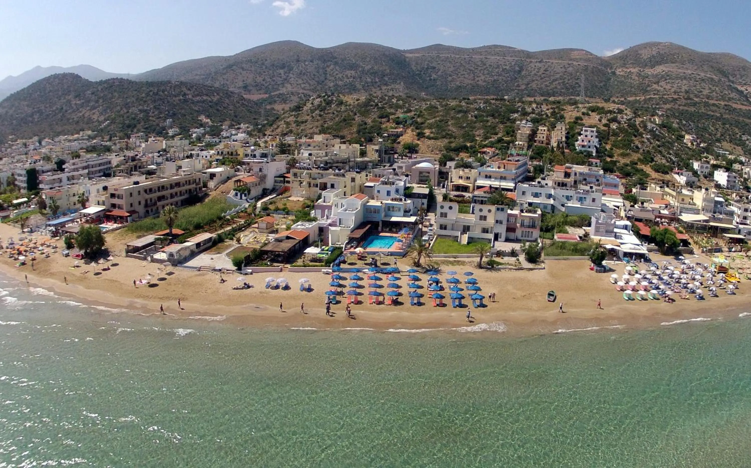 Bird's eye view in Stalis Hotel