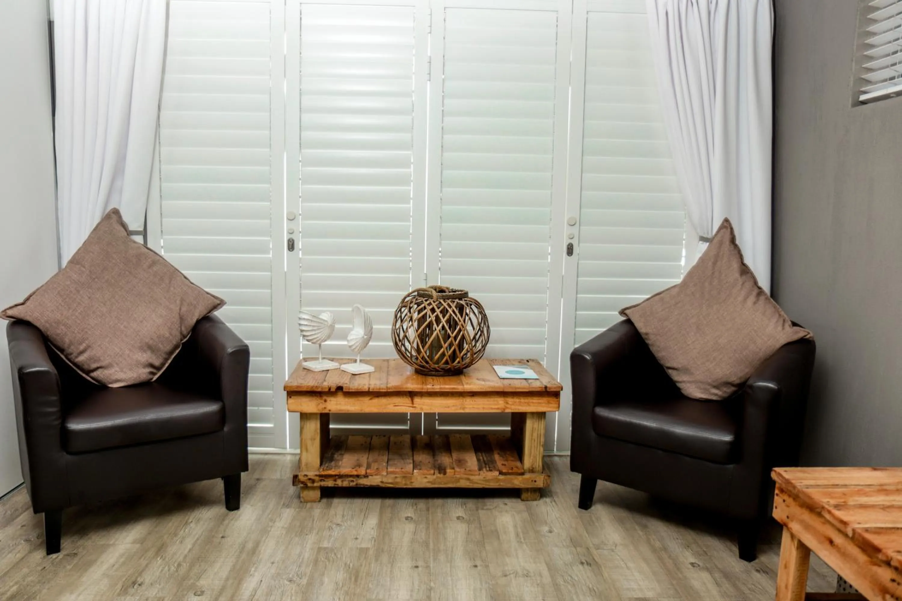 Seating area in Nine on Uys street B & B