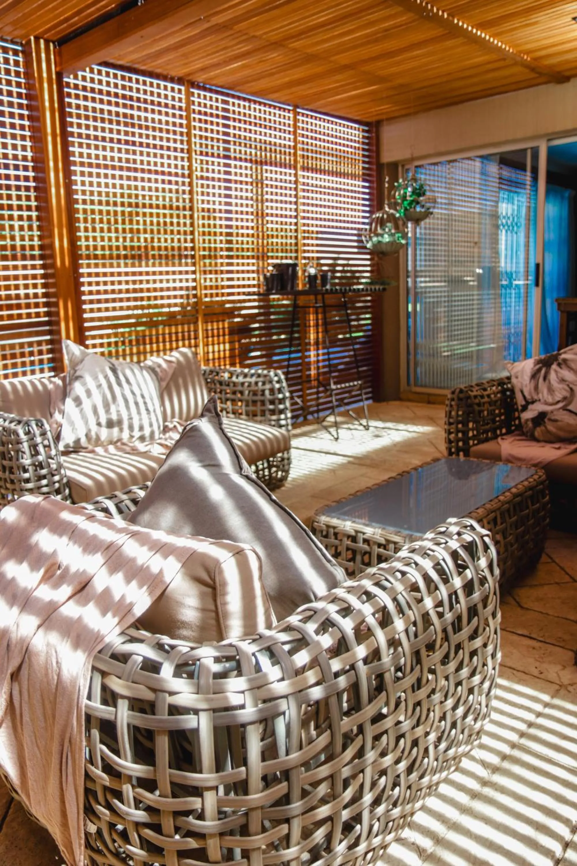 Seating area in Nine on Uys street B & B