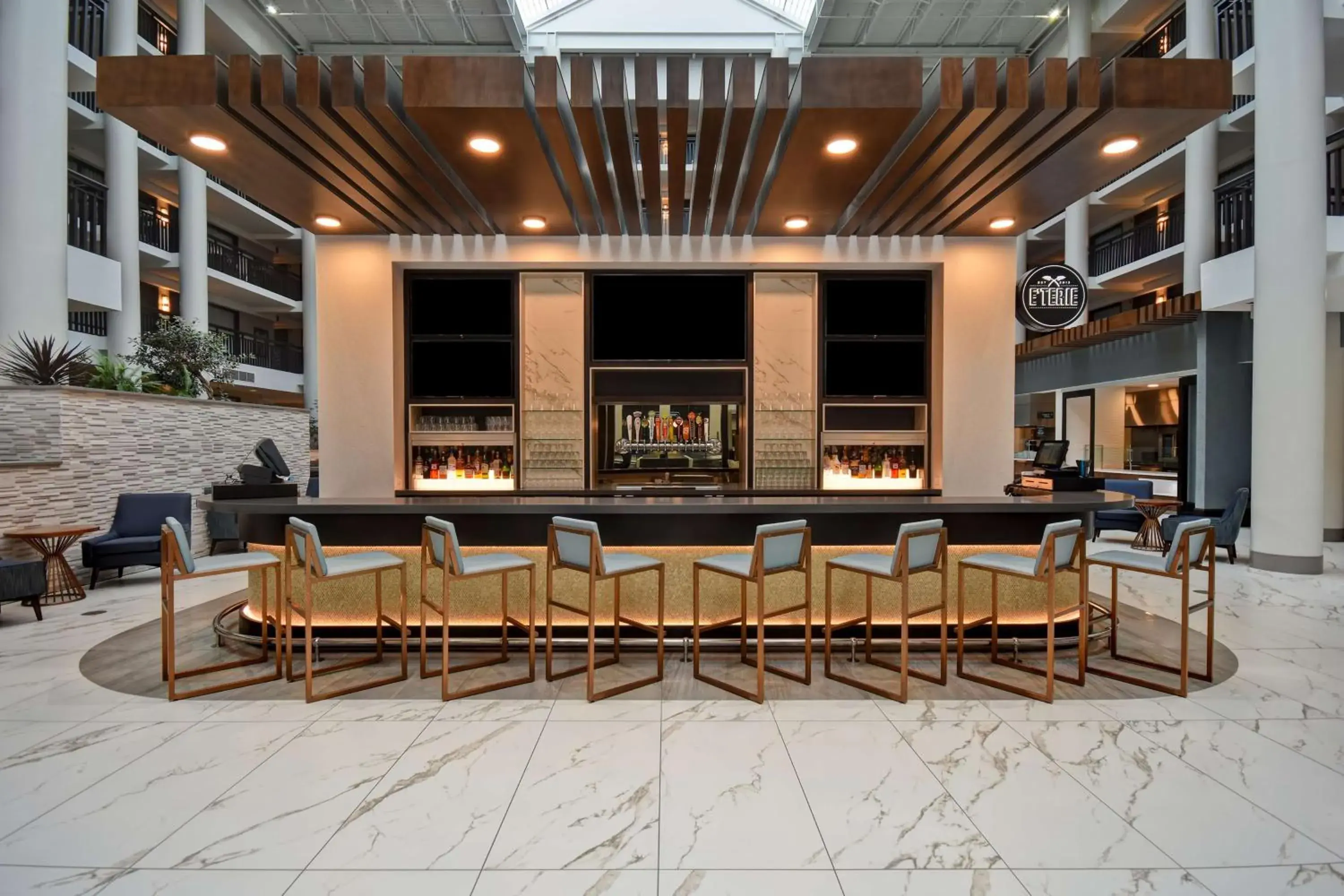 Lobby or reception in Embassy Suites Syracuse Lobby or reception in Embassy Suites Syracuse