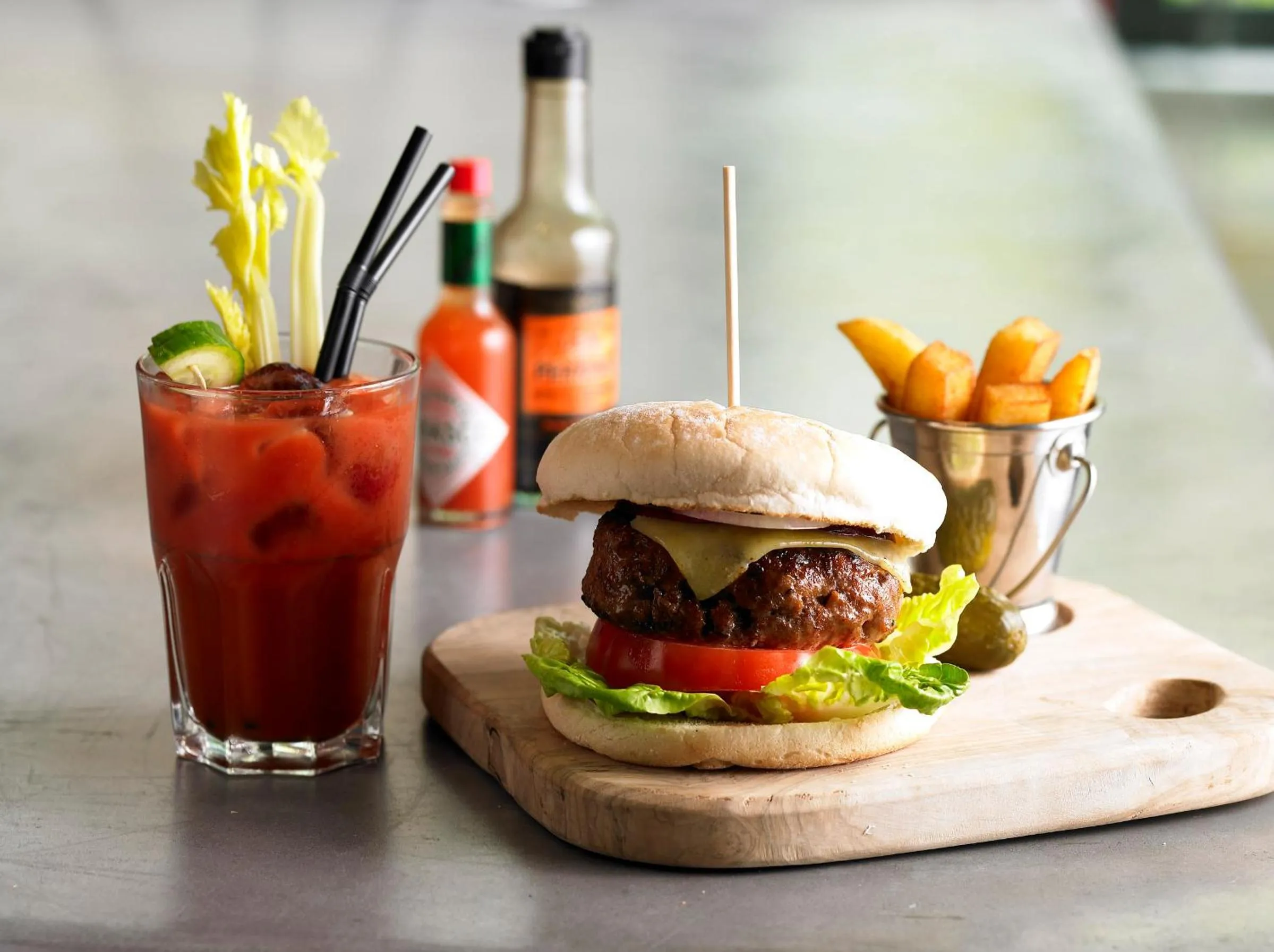 Food and drinks in The Gibson Hotel