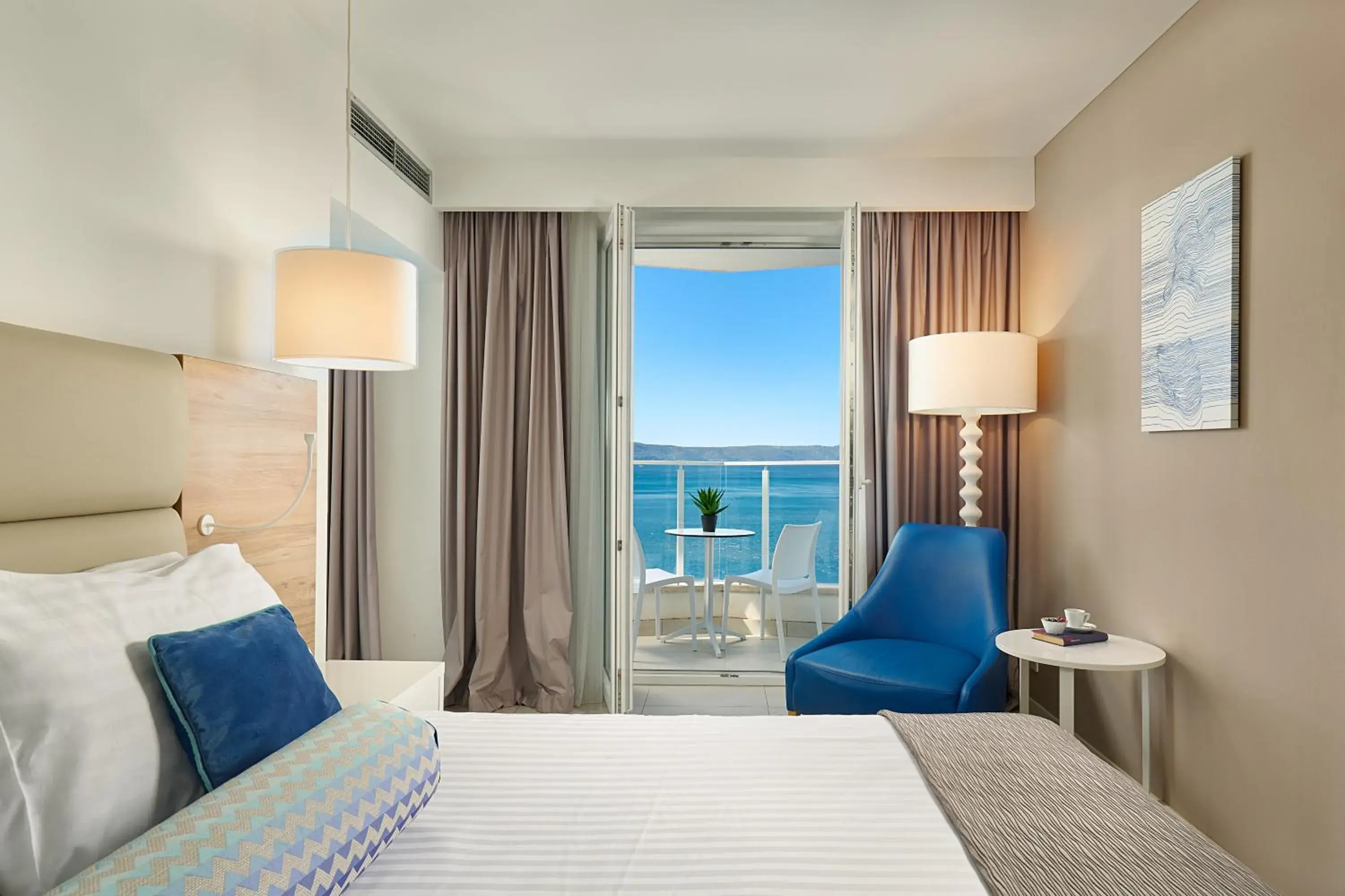 Balcony/Terrace, Bed in TUI BLUE Adriatic Beach - Adults Only - All Inclusive Balcony/Terrace, Bed in TUI BLUE Adriatic Beach - Adults Only - All Inclusive