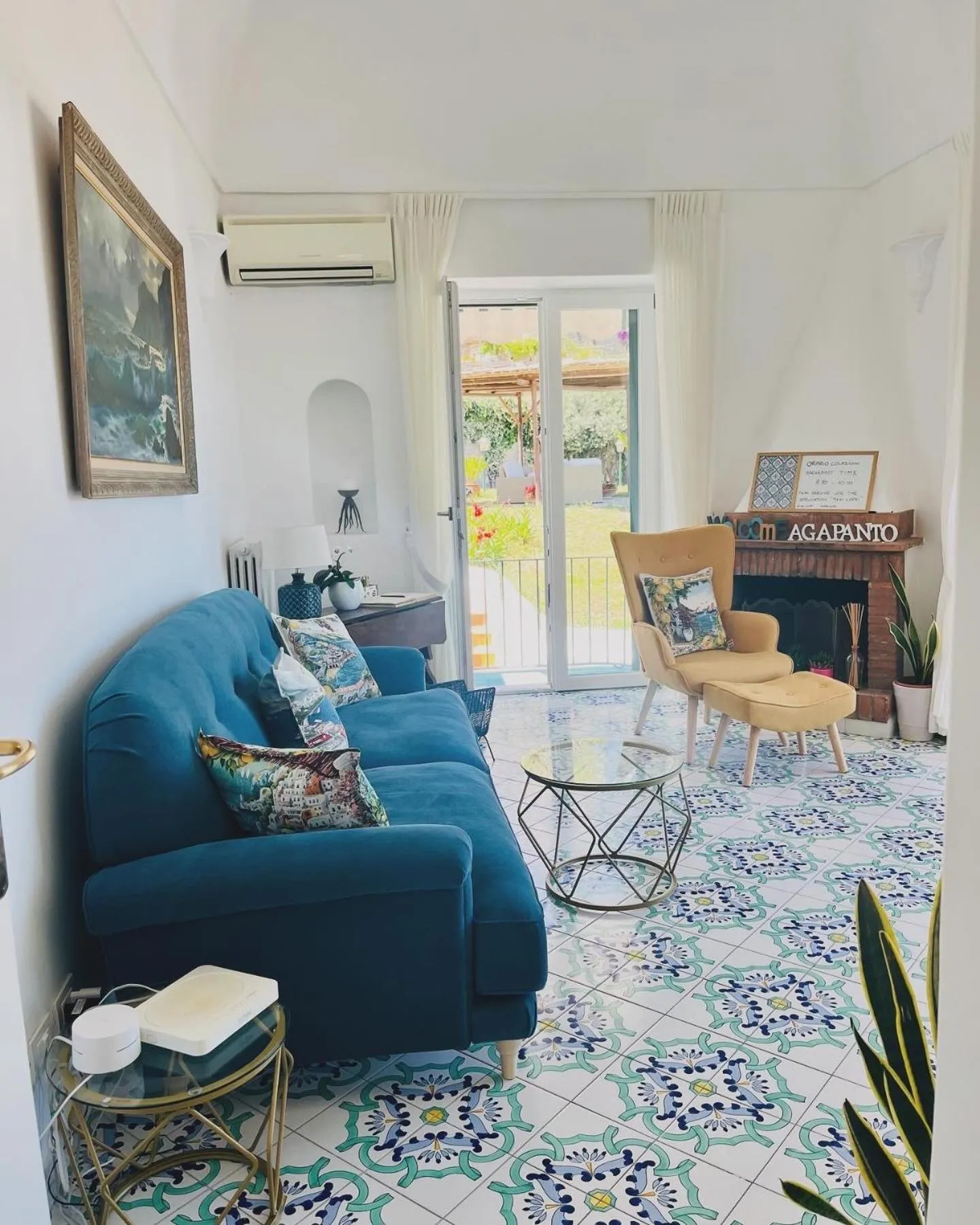 Living room in B&B L'Agapanto