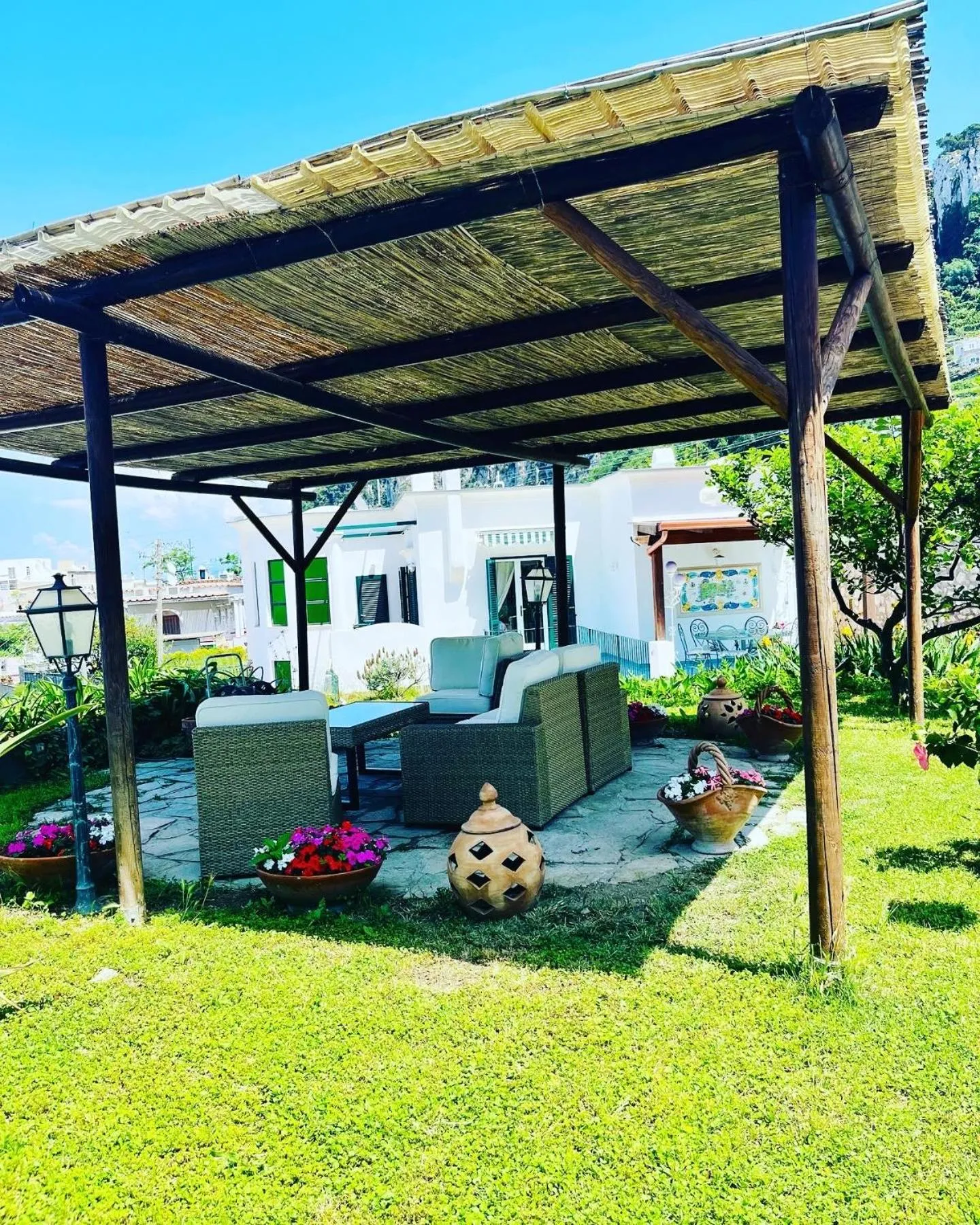 Patio in B&B L'Agapanto