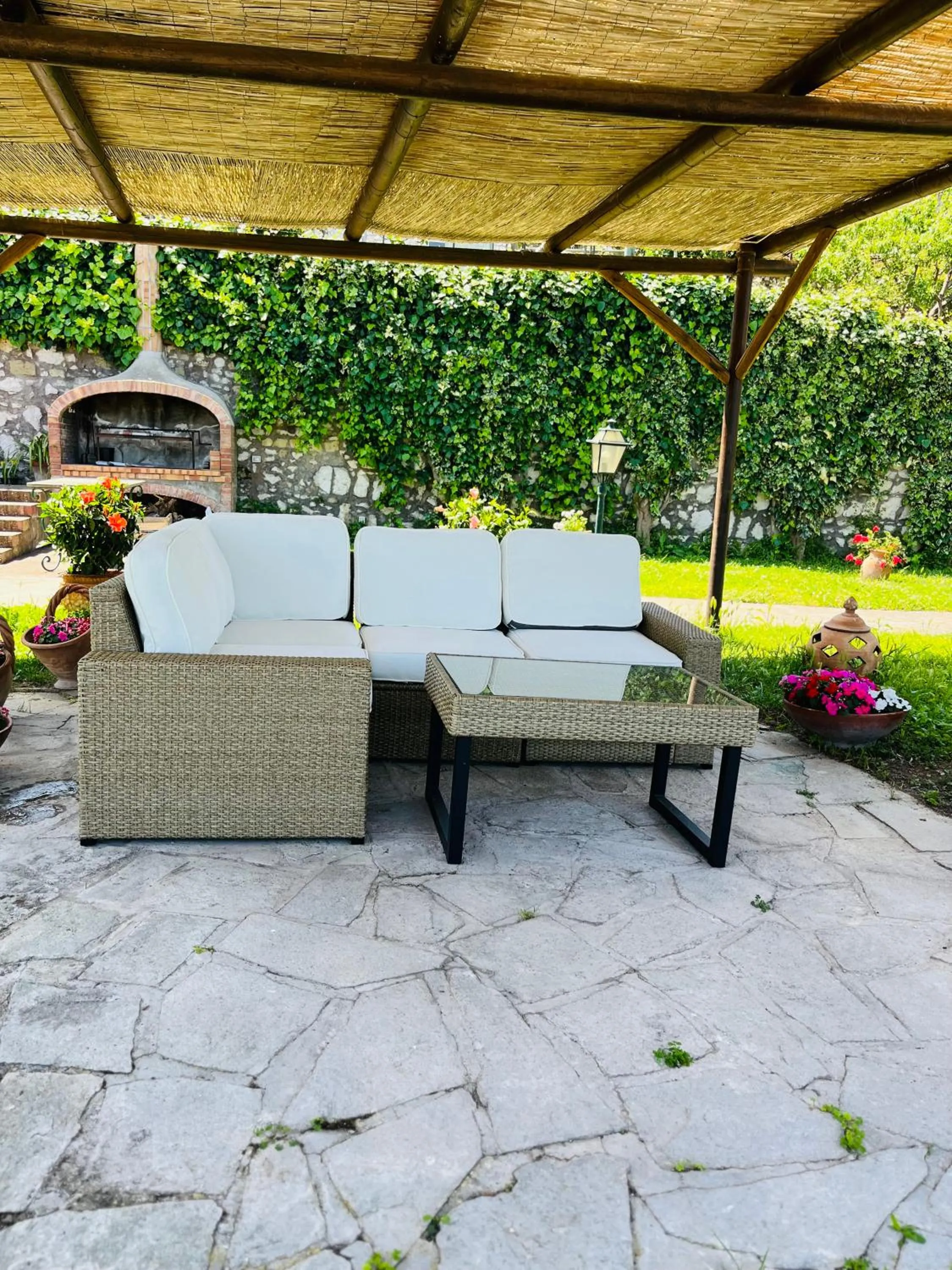 Patio in B&B L'Agapanto