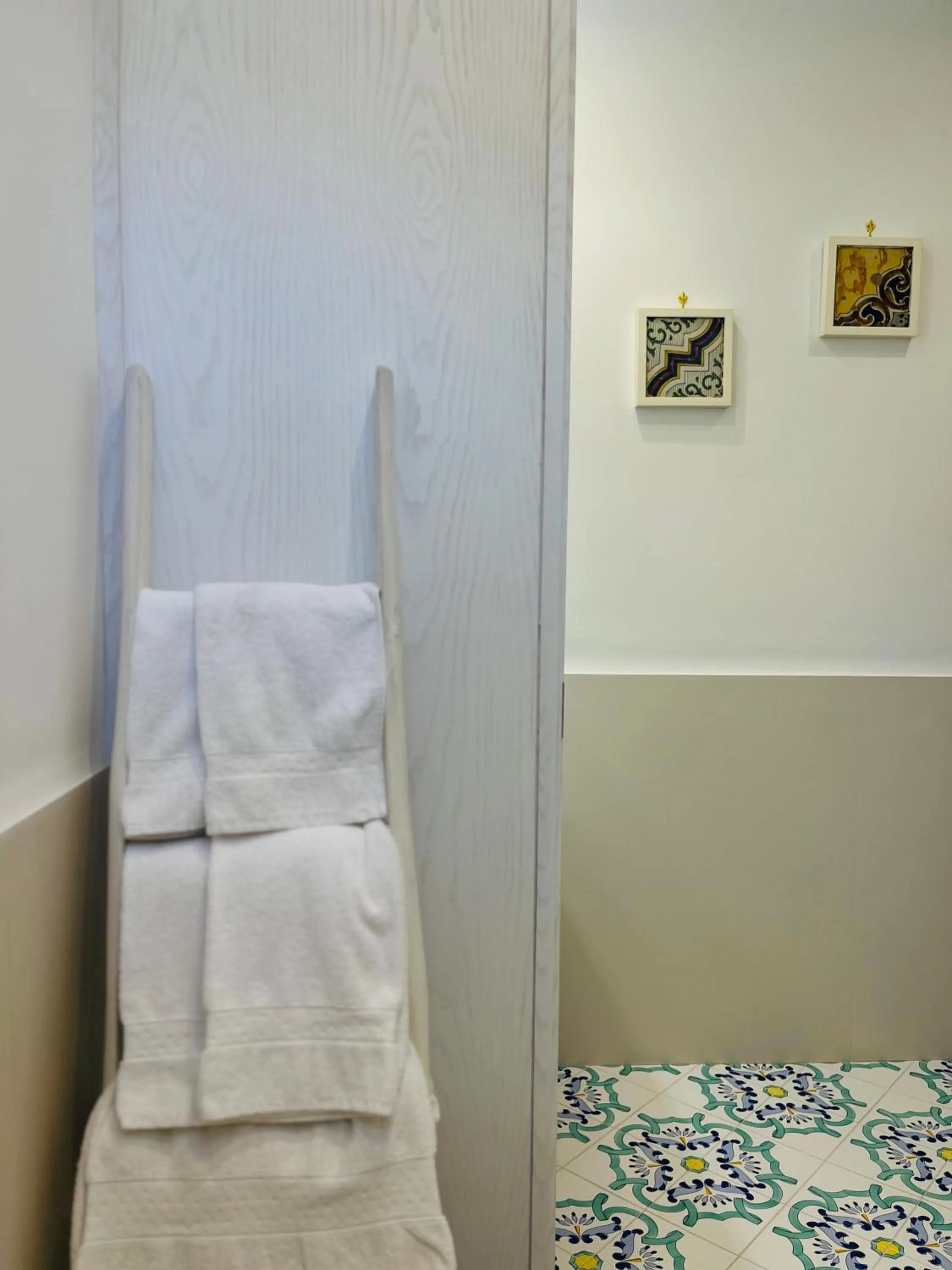 towels, Bed in B&B L'Agapanto