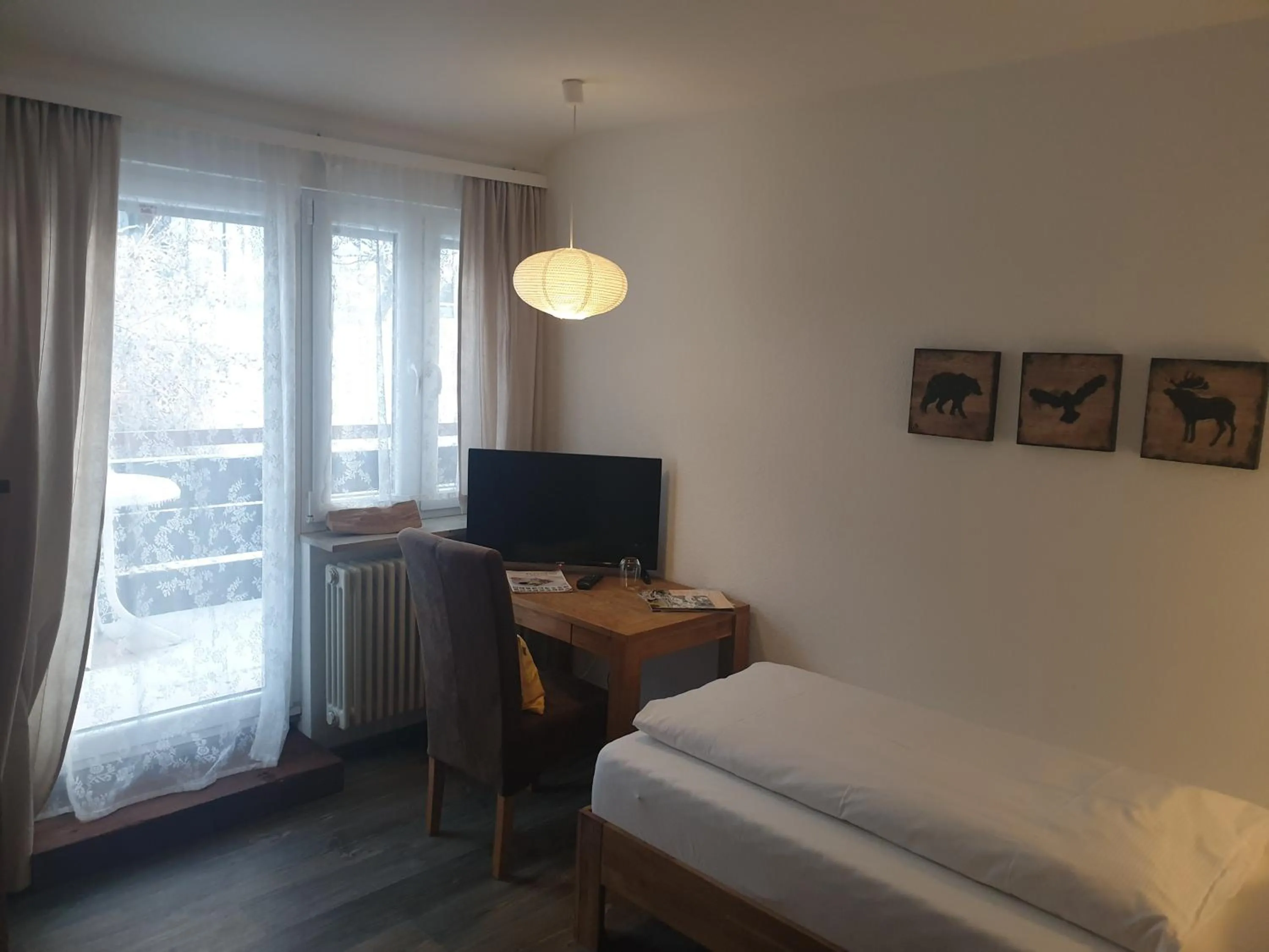 Photo of the whole room, Bed in Landgasthof Grüner Baum