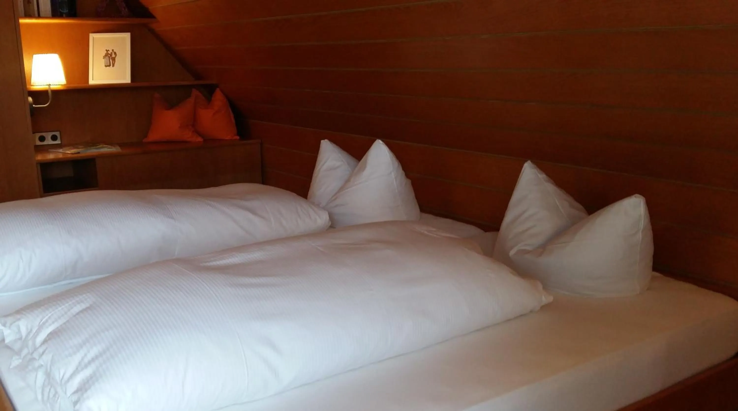 Photo of the whole room, Bed in Landgasthof Grüner Baum
